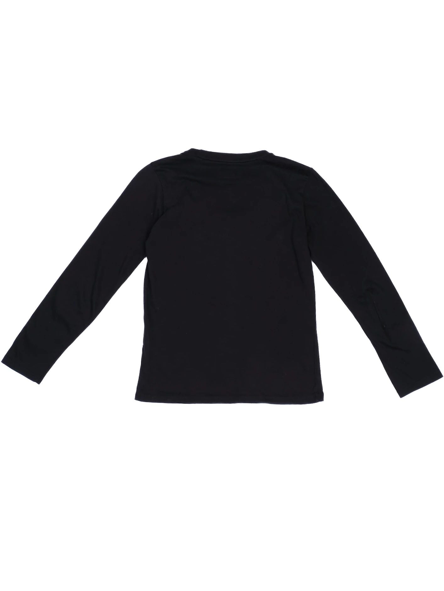 Excellent Emporio Armani Black Long Sleeve Shirt Size 10A Kids