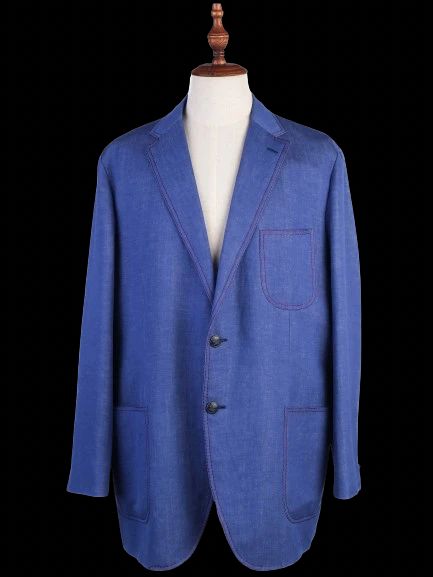 BRIONI Blue Wool Blazer Size XXL Excellent Condition