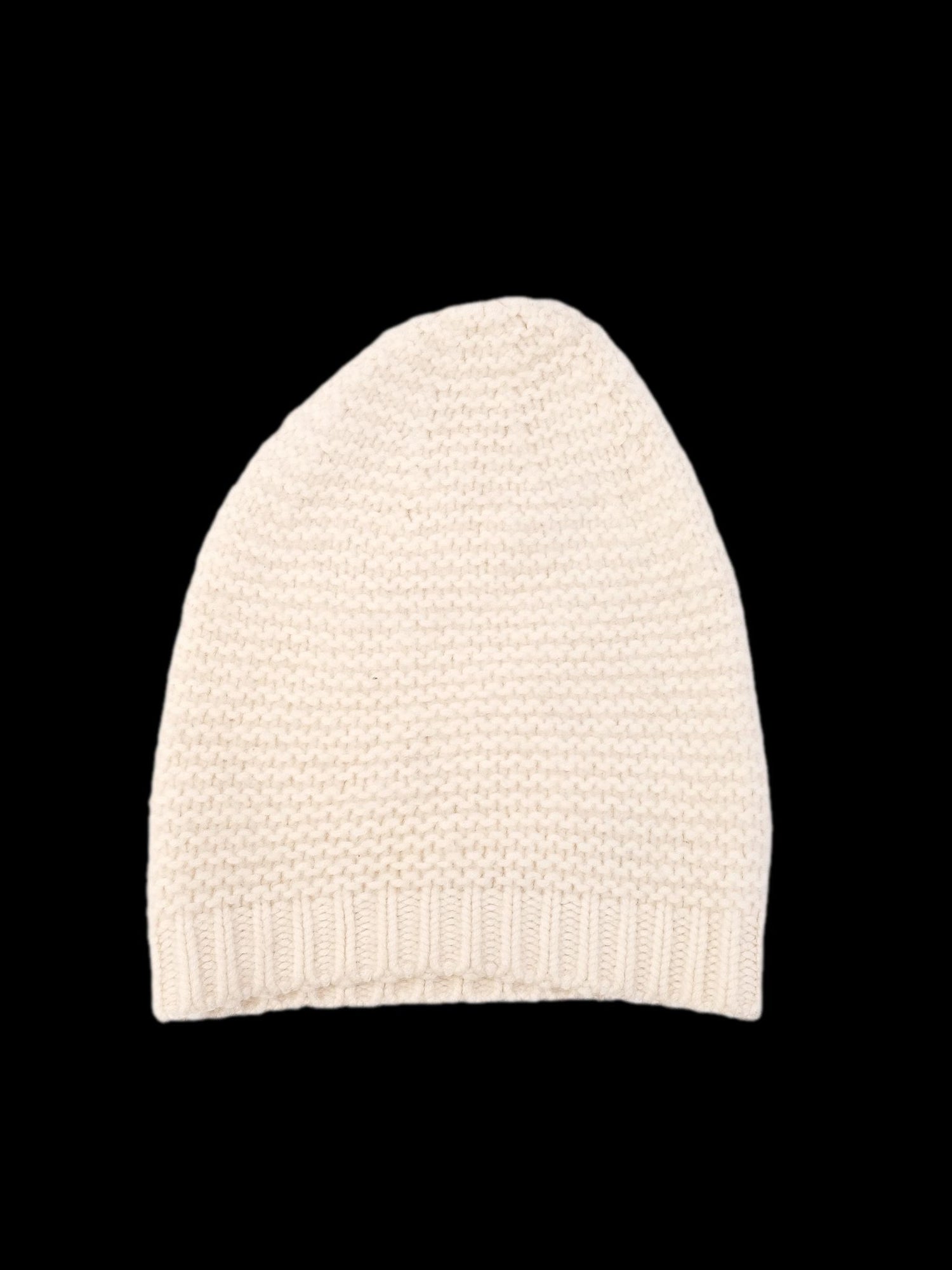 Excellent Bonpoint White Cashmere Knit Beanie for Kids, Size 4