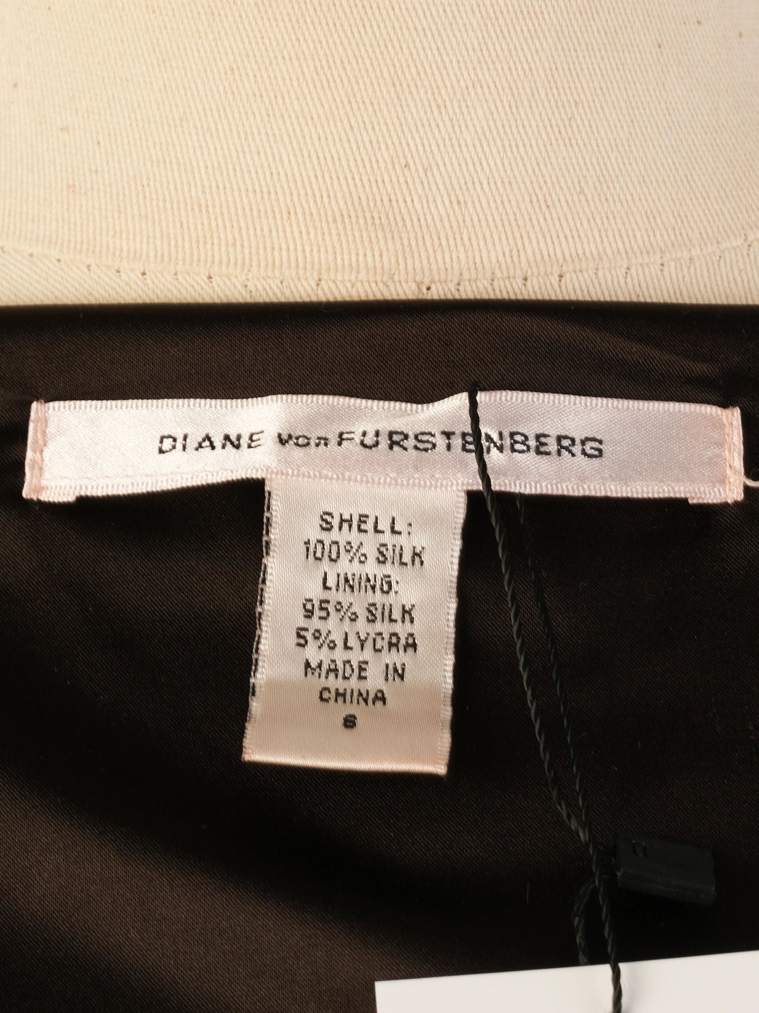 Excellent Diane von Furstenberg Silk Floral Lace Dress Size M