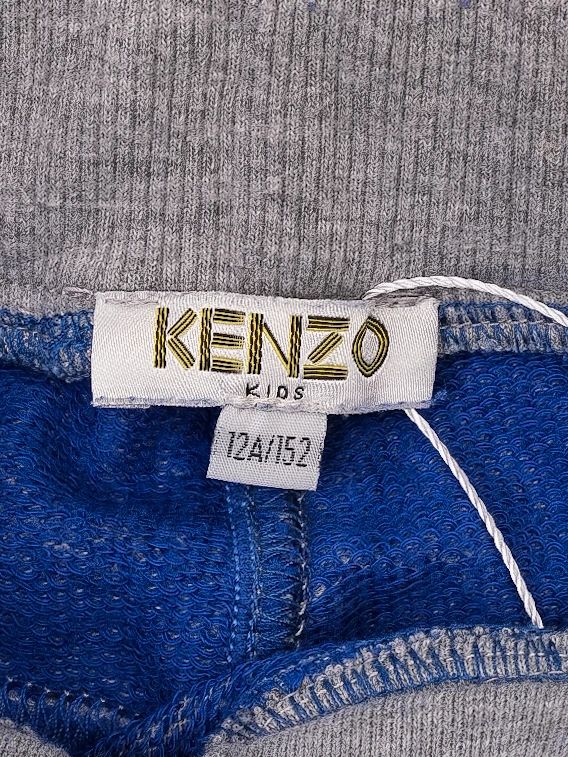 Excellent Kenzo Kids Gray Cotton Sweatpants Size 12A/152