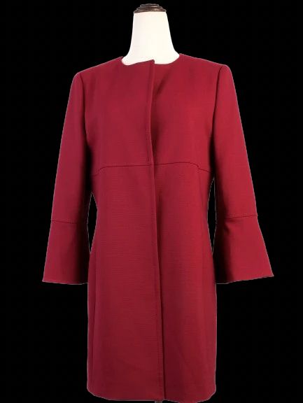 Marella Red Wool Coat Size M Excellent Condition
