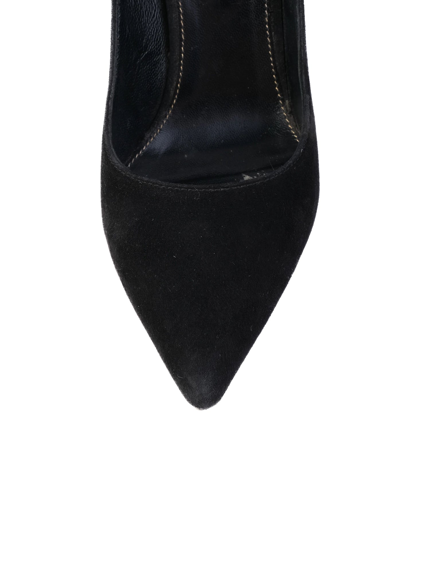 Excellent Sergio Rossi Black Leather High-Heeled Stiletto Shoes