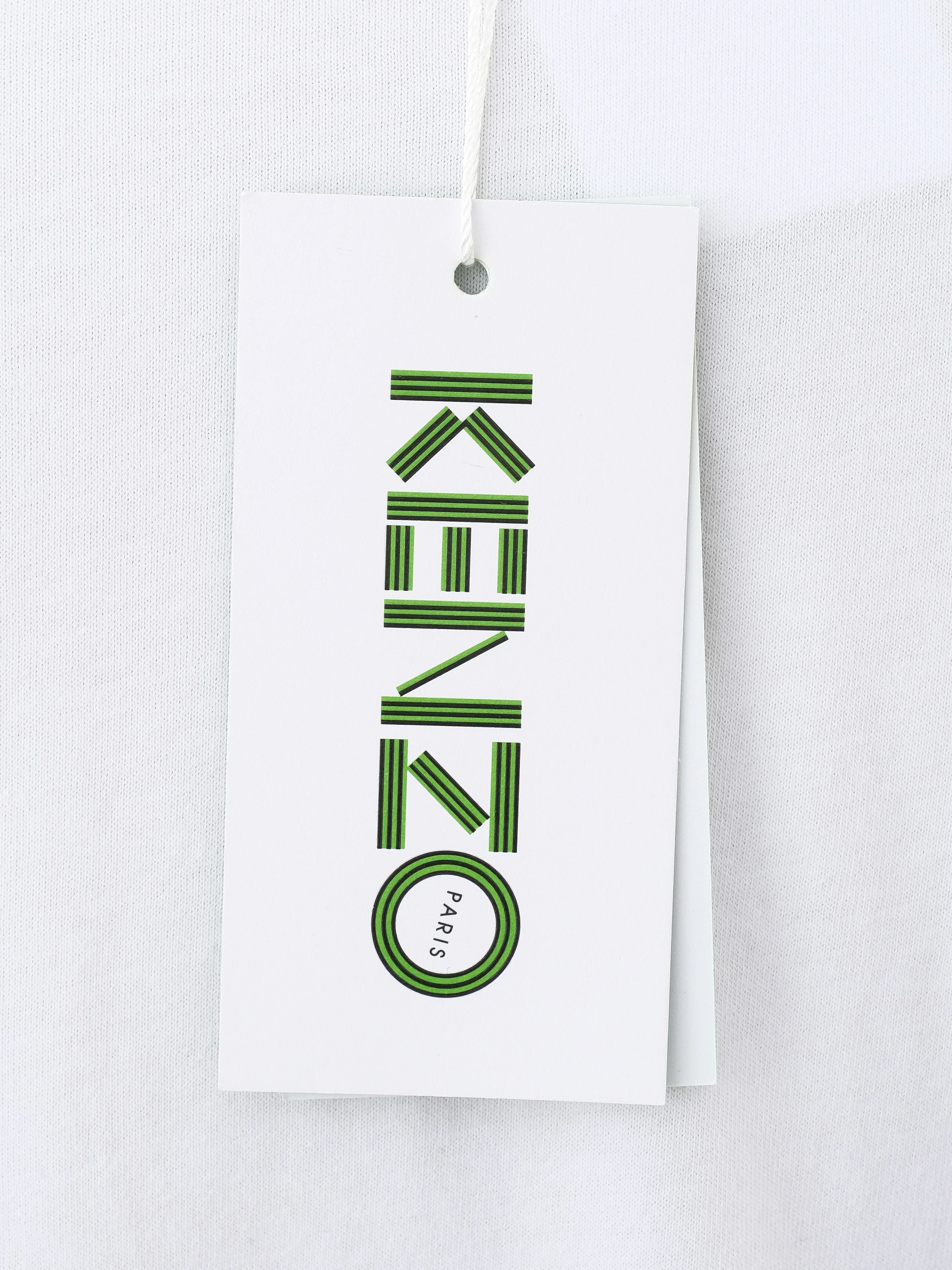 Excellent Kenzo White T-Shirt Men&