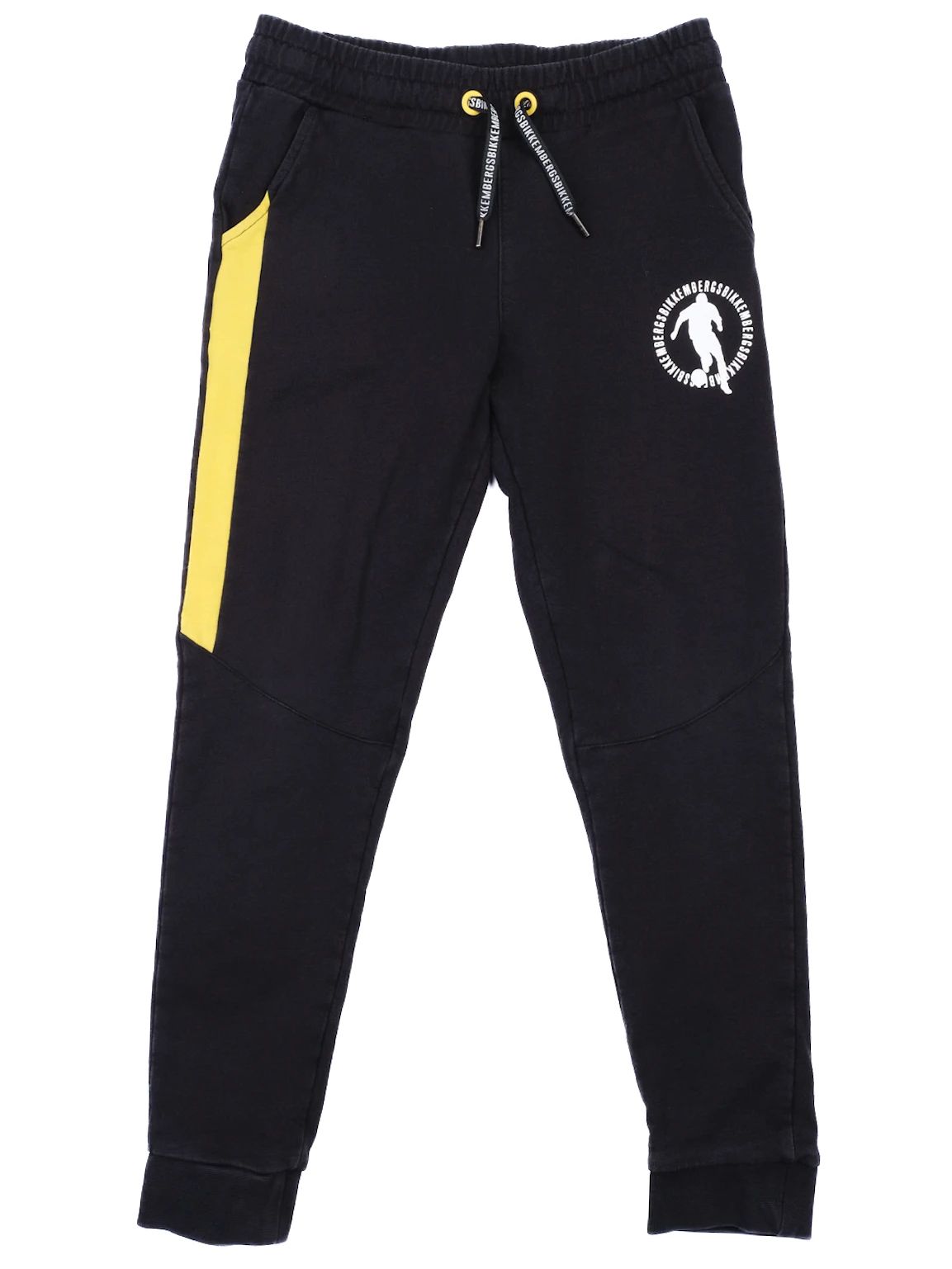 Excellent Bikkembergs Black Kids Tracksuit Size 10 Cotton