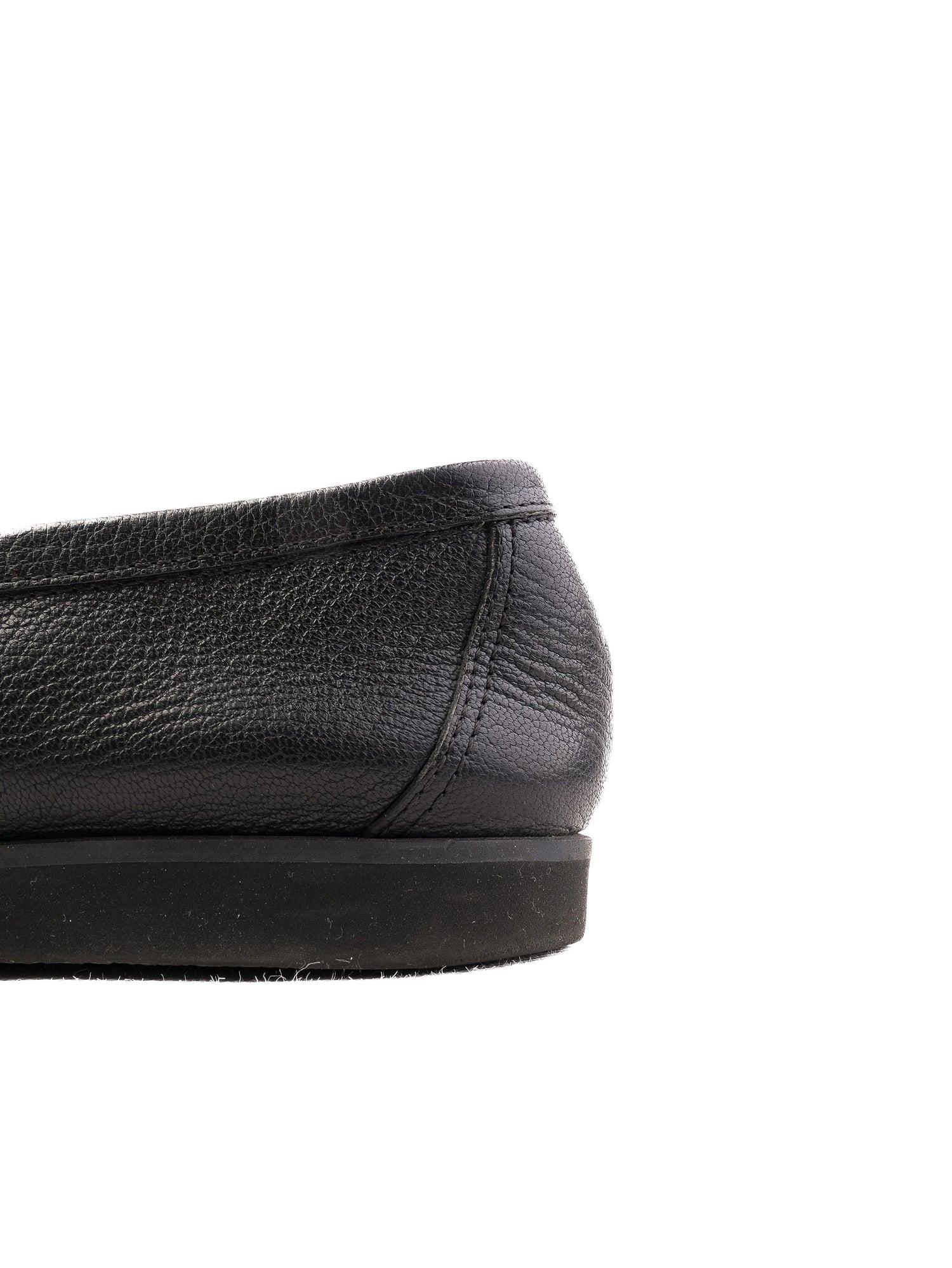 Excellent Aldo Brue Black Leather Loafers Size 39 for Men