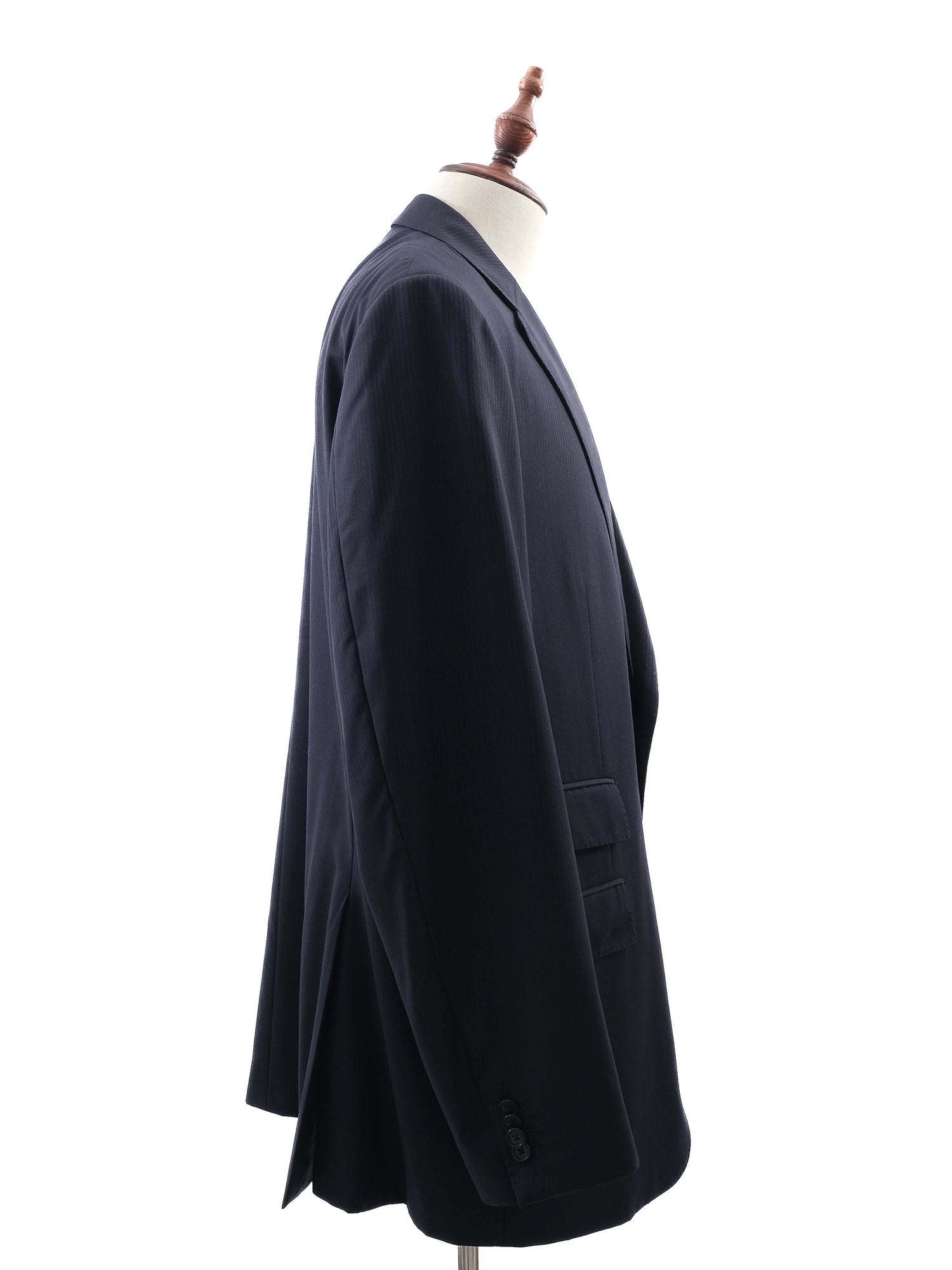 Corneliani Excellent Blue Wool Suit Jacket Size 3XL