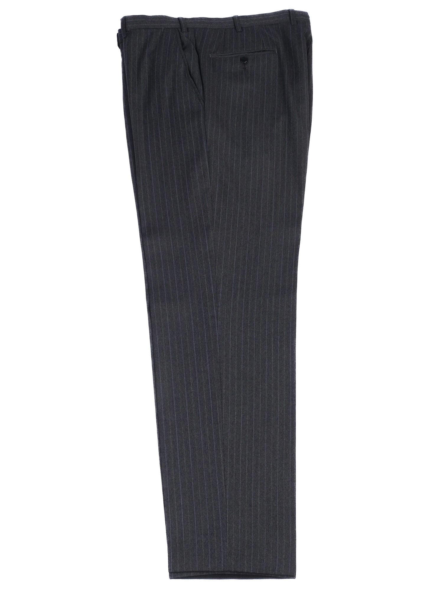 Excellent BRIONI Black Wool Pinstripe Suit Jacket Size XXL