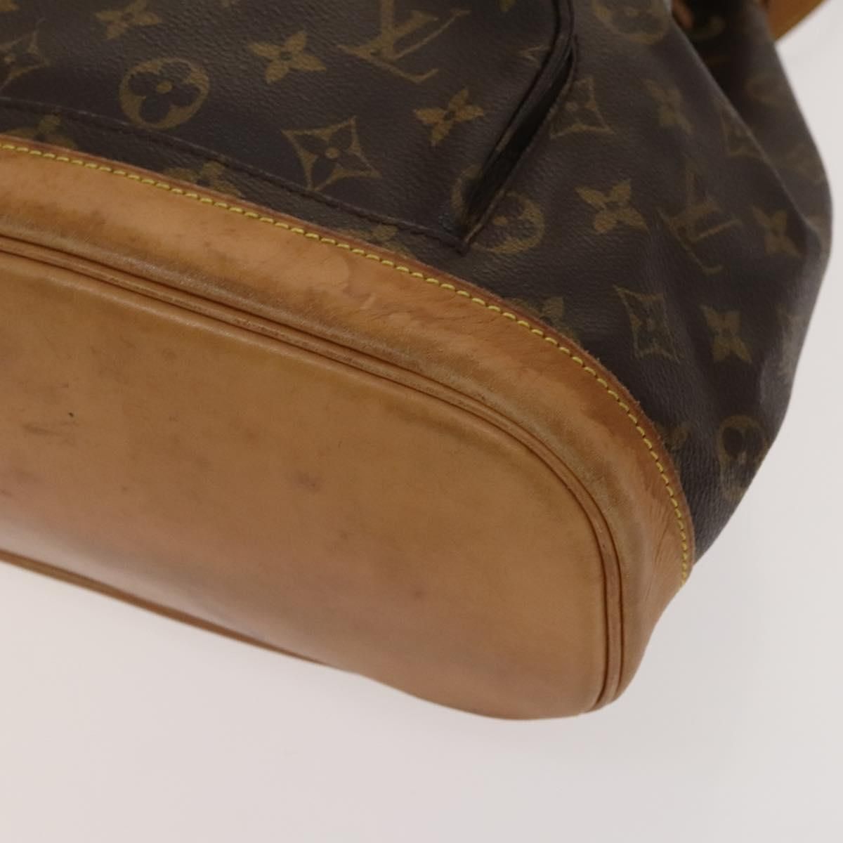 Louis Vuitton Monogram Montsouris Mm Backpack M 51136 Lv Auth