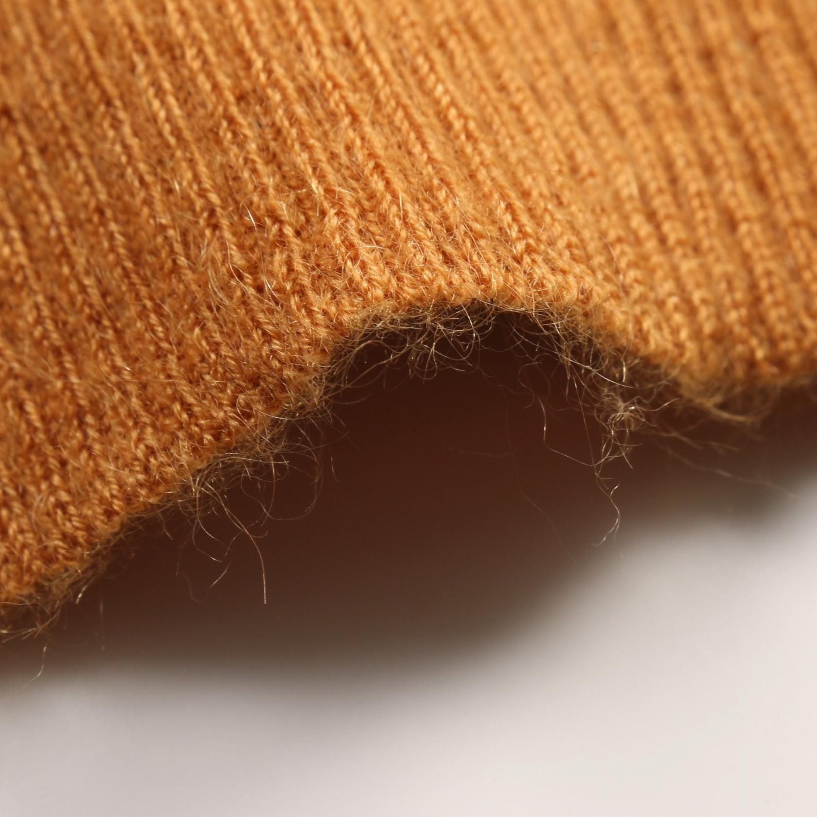 Chanel Orange With Pearl Knit Cashmere Moheya P 50015k 06342