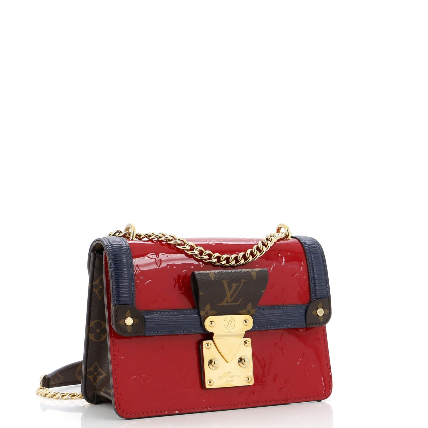 Louis Vuitton Wynwood Handbag Monogram Vernis With Monogram Canvas