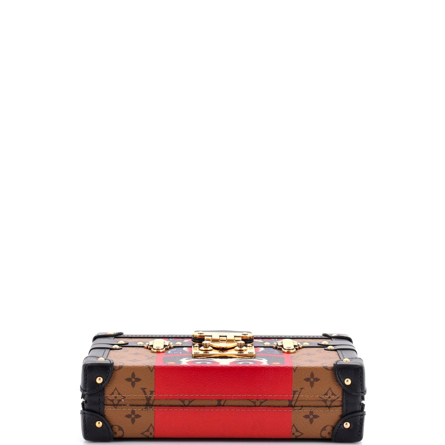 Louis Vuitton Petite Malle Handbag Limited Edition Kabuki Monogram Canvas