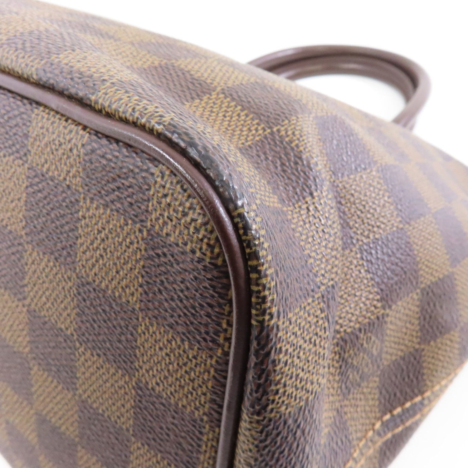 Louis Vuitton Damier Saleya Pm Gold Handbag Red Brown Handbag N 51183