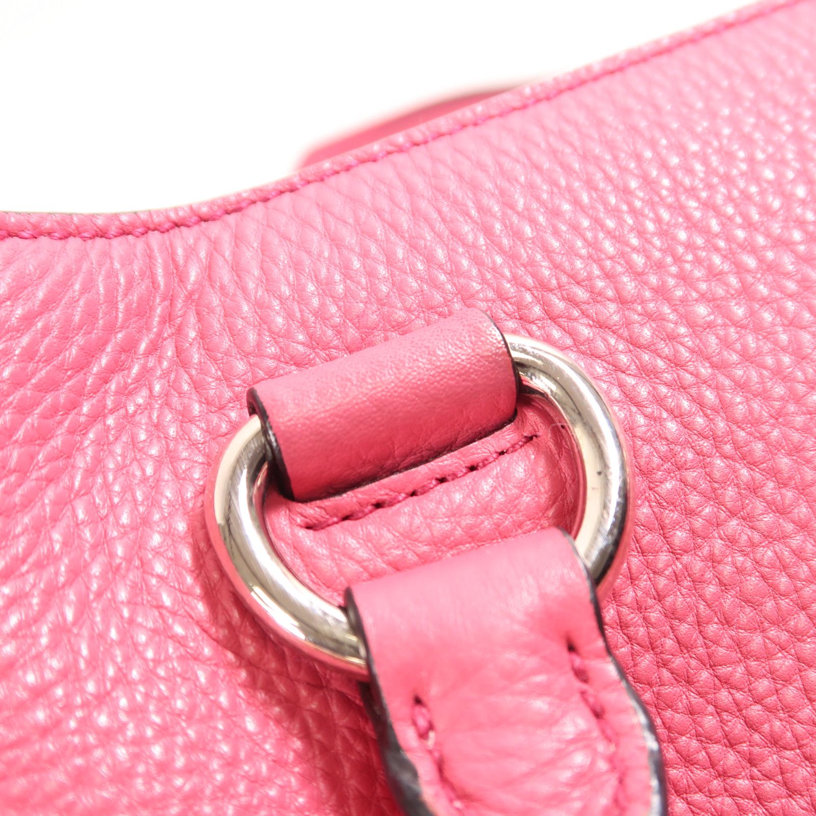 Prada Cowhide Leather Shoulder Bag 2way Shoulder Bag Pink Calfskin (cowhide) Bn 2853