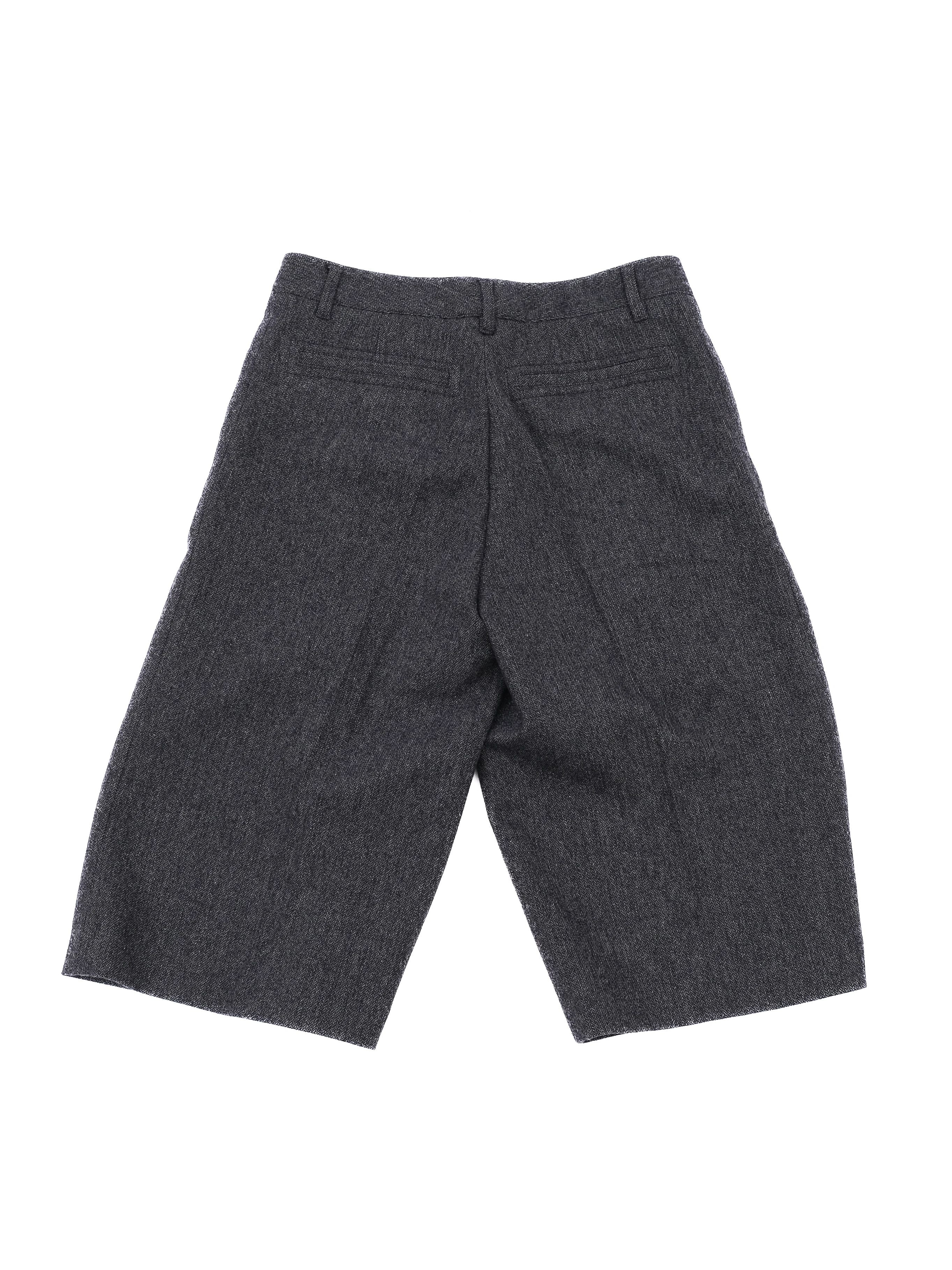 Excellent Gucci Gray Wool Knee-Length Shorts Size 38 S