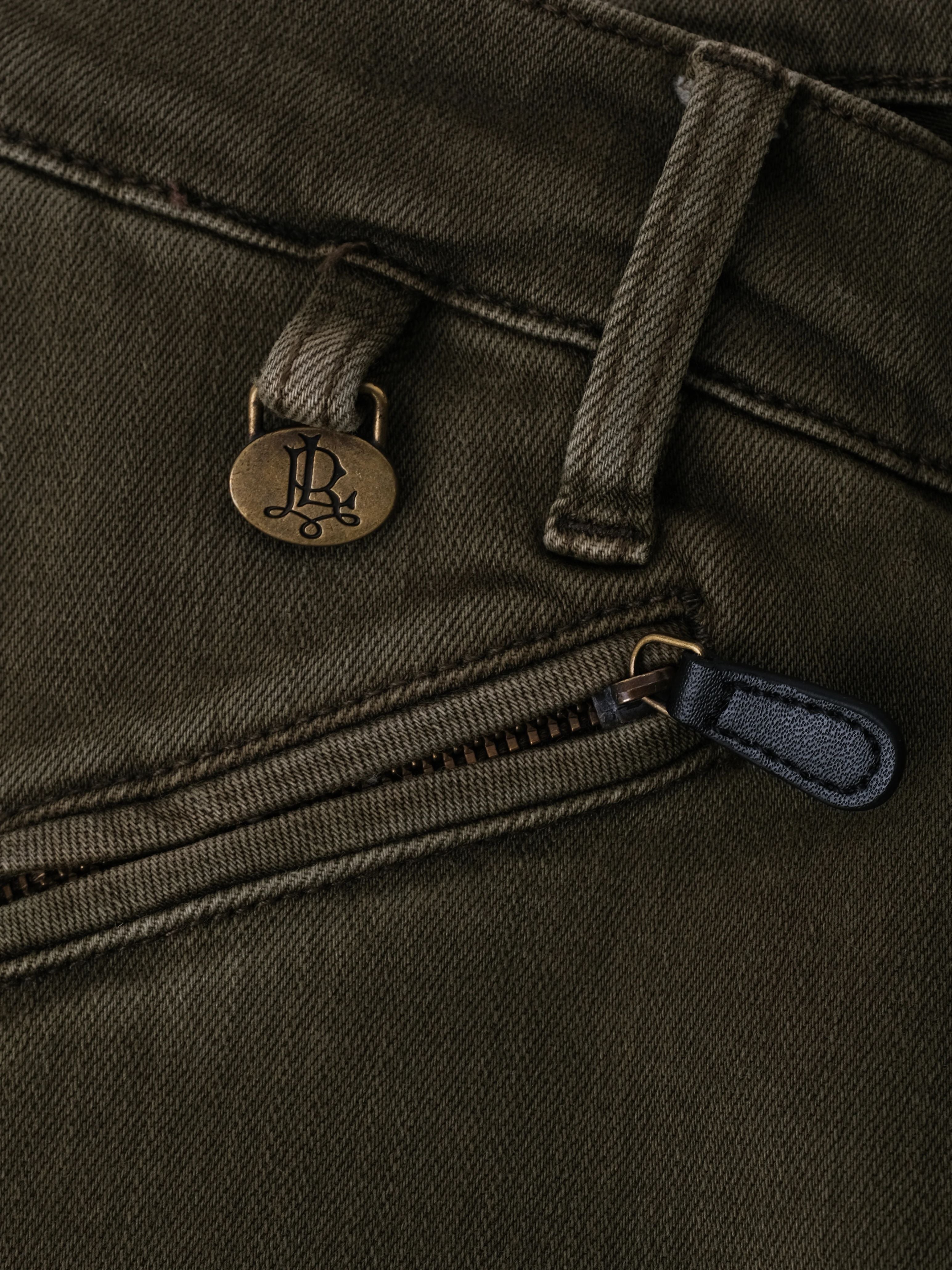 Excellent Polo Ralph Lauren Olive Green Viscose Pants Size S