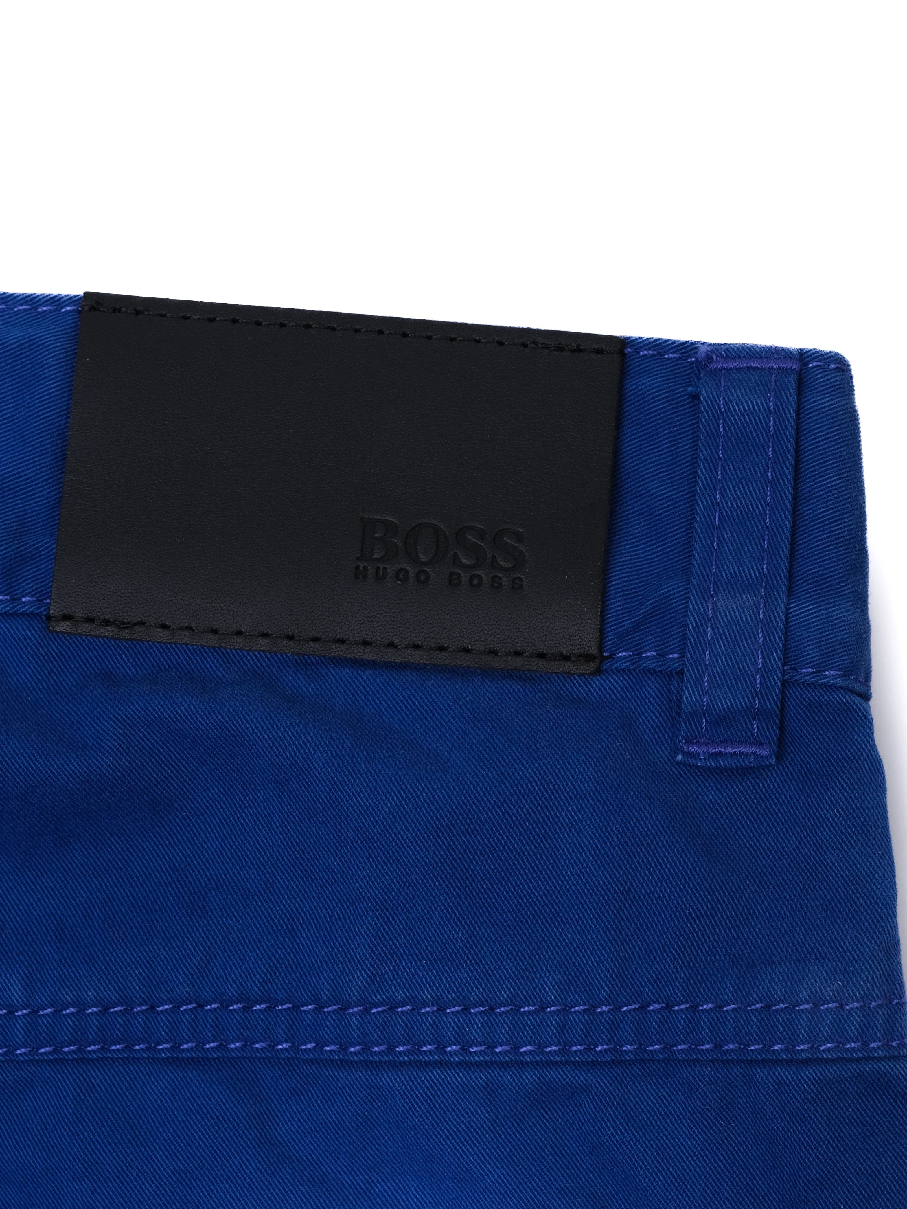 NEW Hugo Boss Blue Cotton Trousers Size 16 for Kids