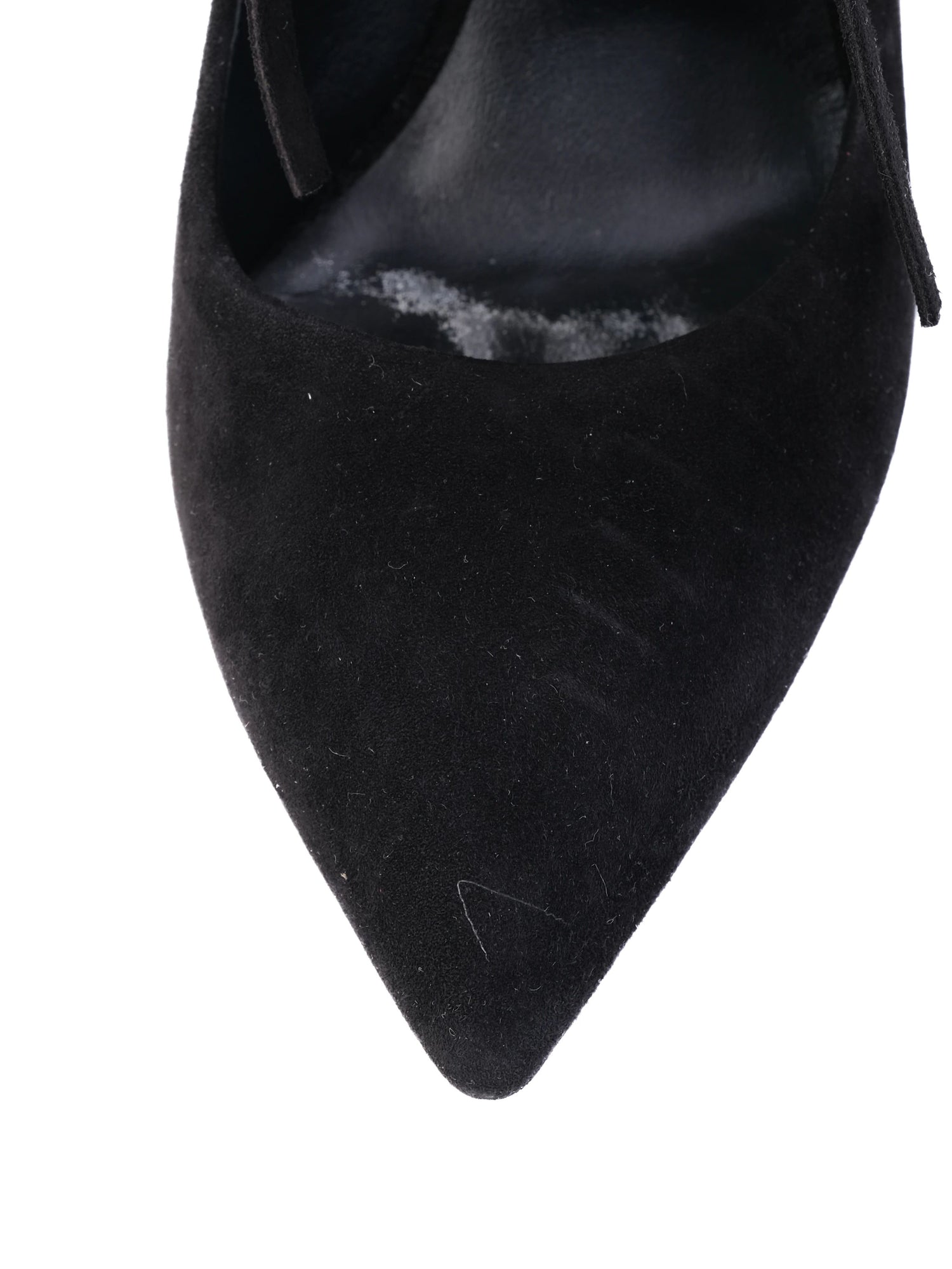 Excellent Casadei Black Suede High-Heeled Shoes Size N/A