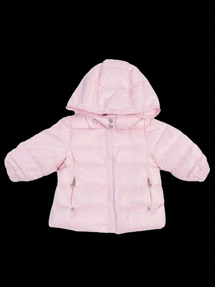Excellent Ralph Lauren Pink Nylon Puffer Jacket for Babies Size 1