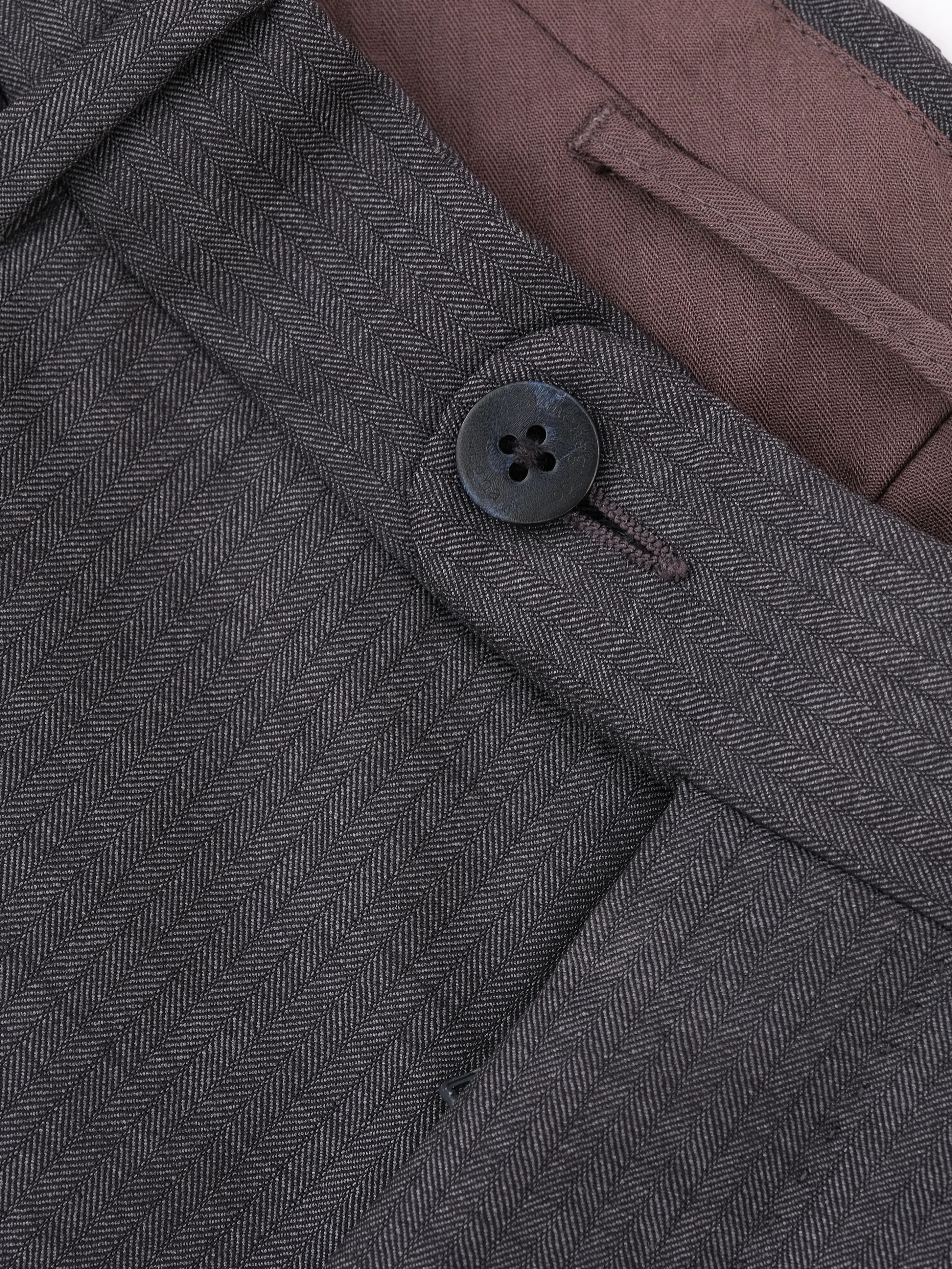 Excellent Ermenegildo Zegna Gray Wool Suit Jacket Size XL