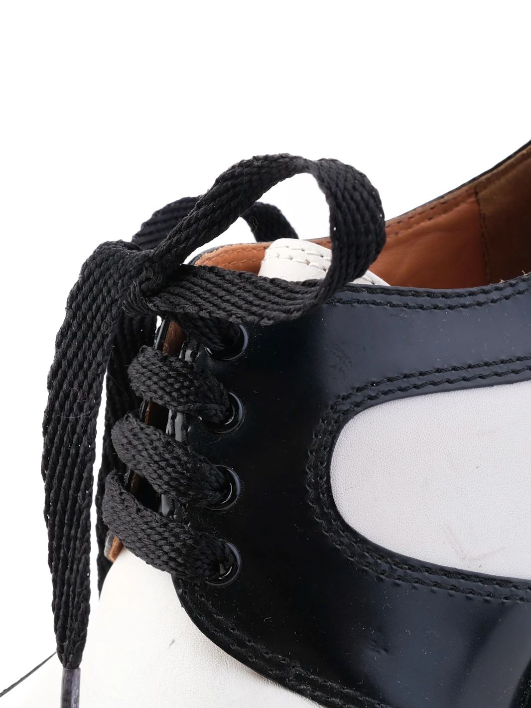 Excellent Marc Jacobs Platform Heels Leather Lace-Up Size 36.5