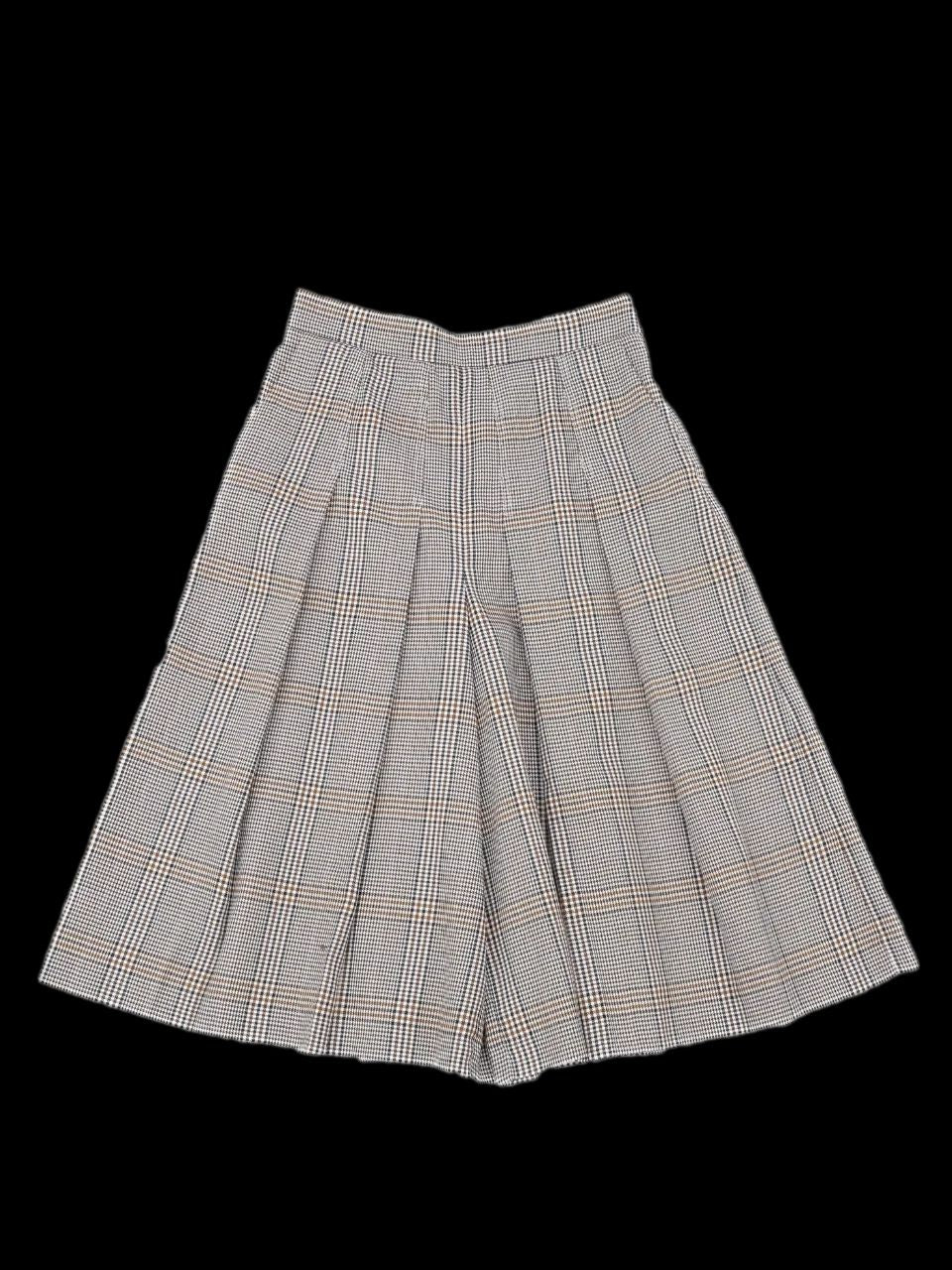 Maje Gray Plaid Culottes Women&