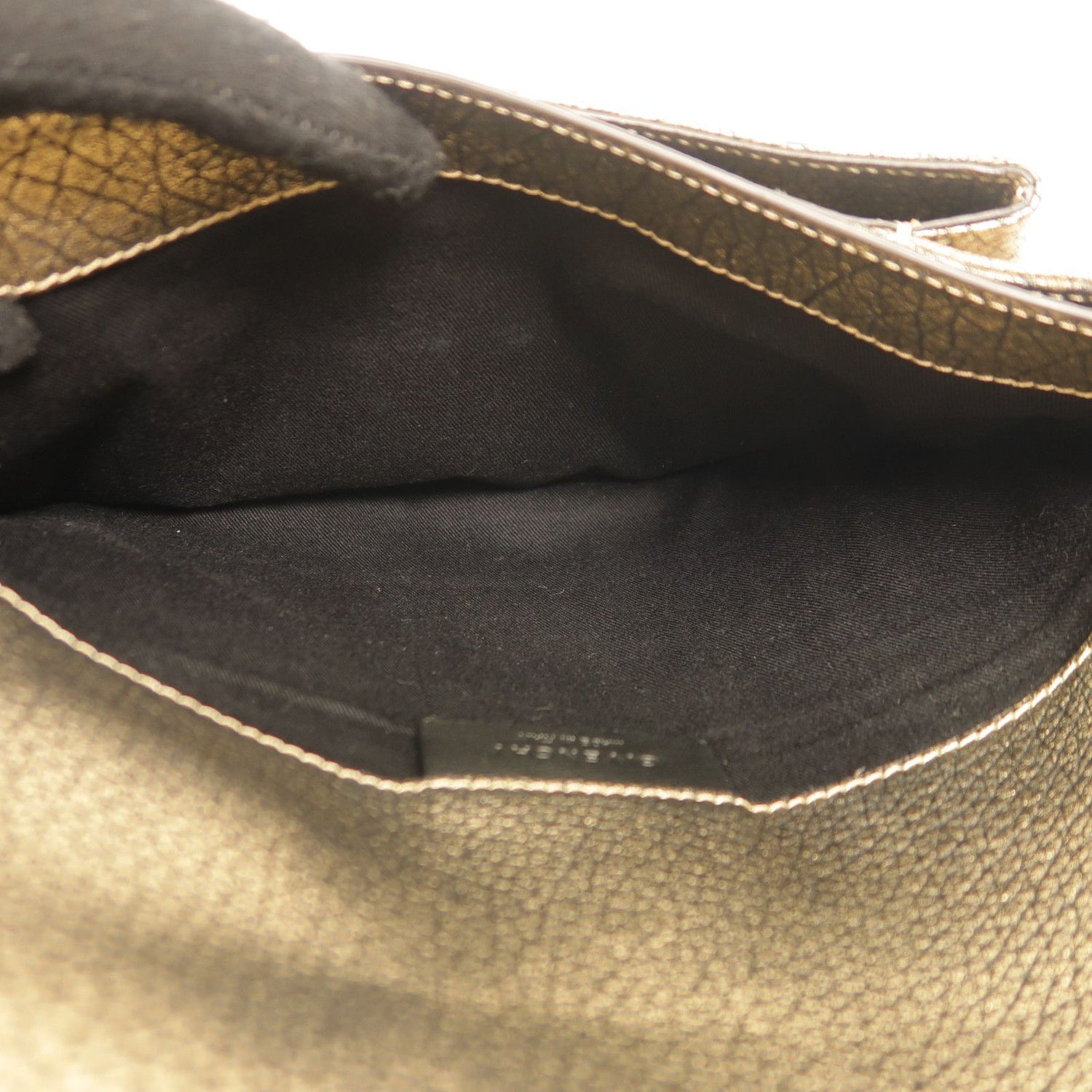 Givenchy Cowhide Leather Clutch Bag Business Bag Clutch Bag Gold Calfskin (cowhide)
