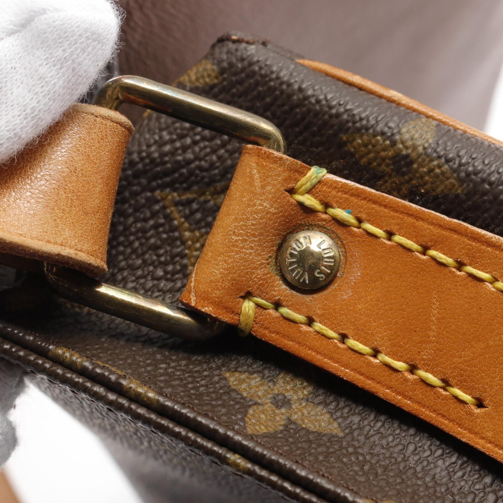Louis Vuitton Cartouchiere Mm Shoulder Bag M 51253 Monogram Canvas Brown Lv
