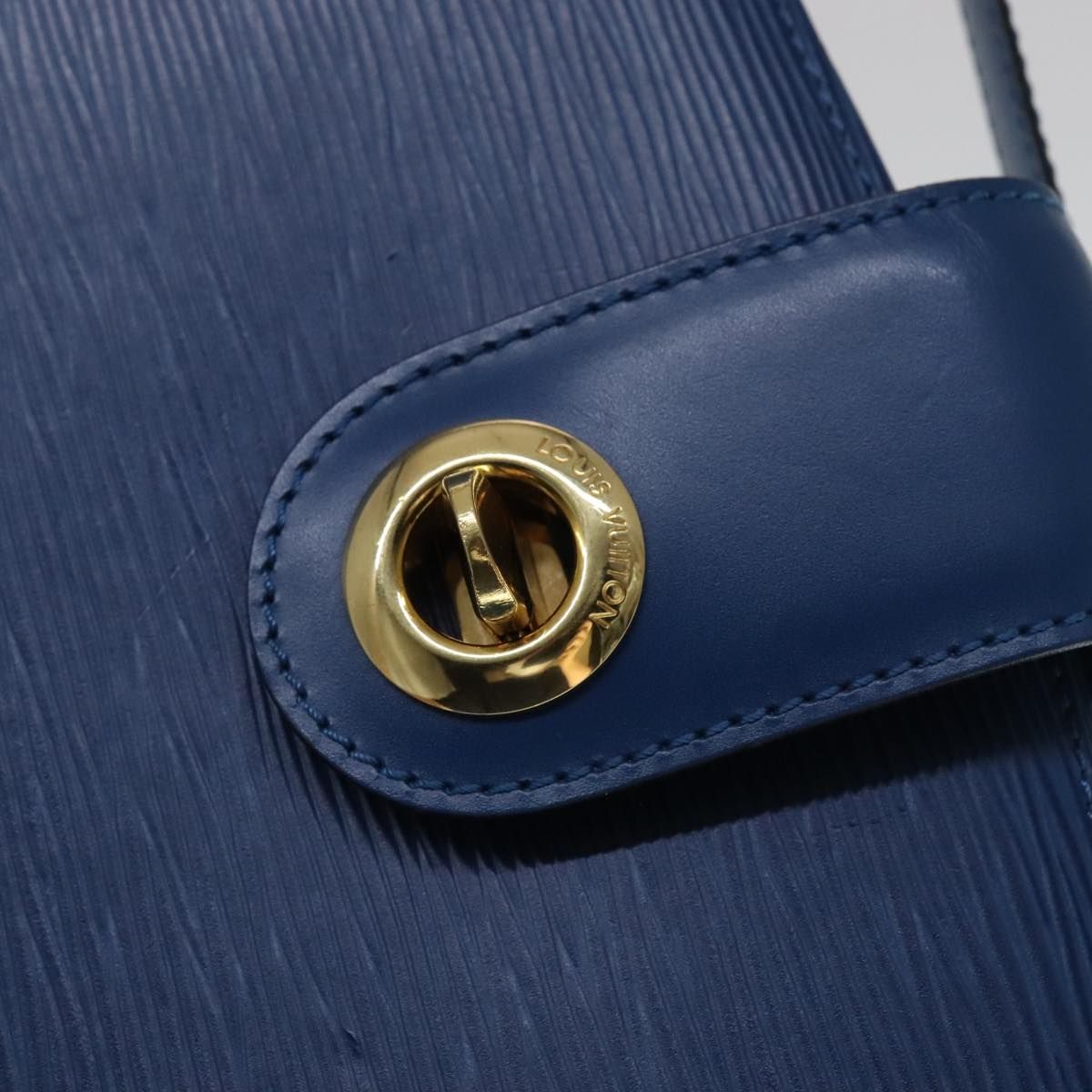 Louis Vuitton Epi Capuchin Shoulder Bag Blue M 52345 Lv Auth