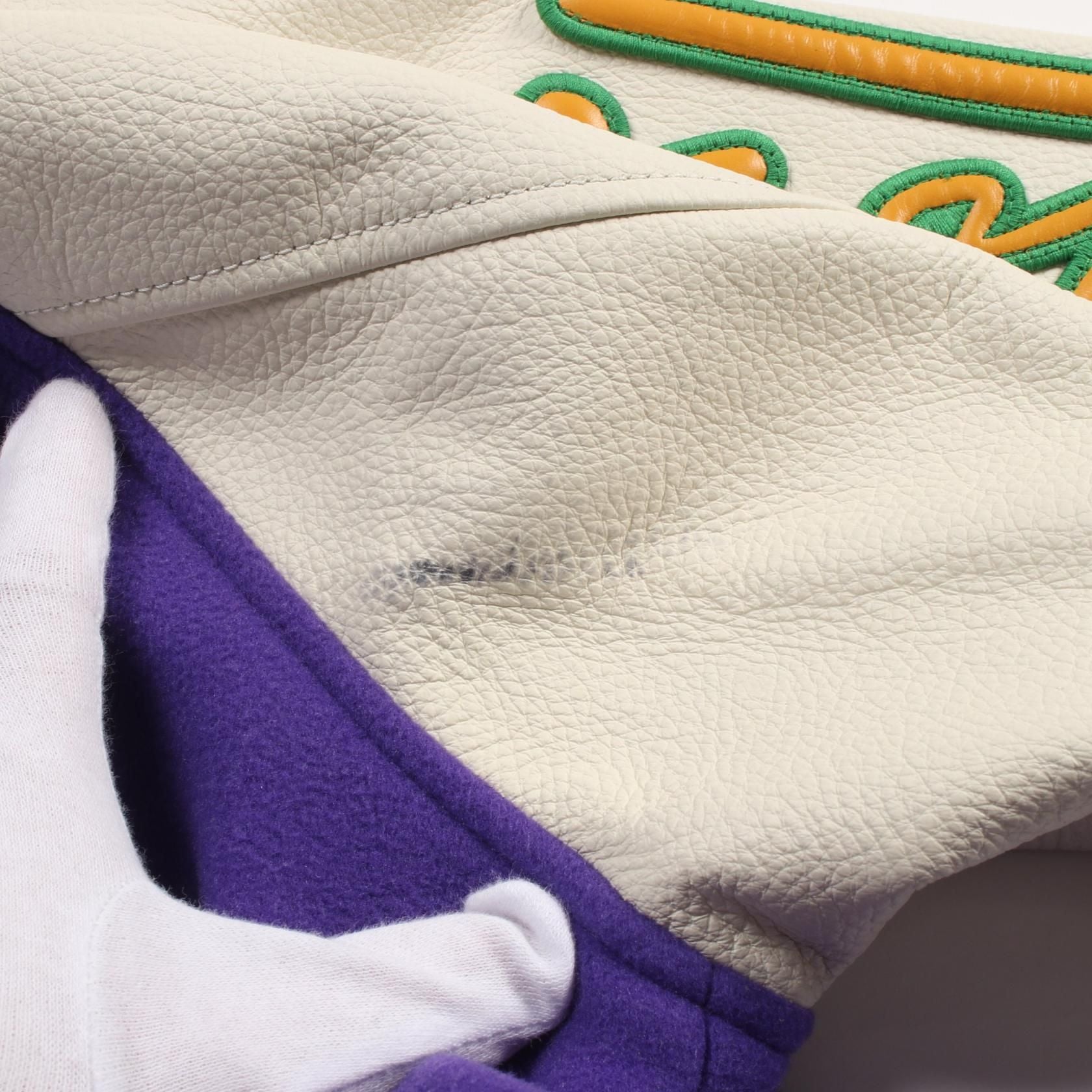 Louis Vuitton Multi Patch Mixed Leather Varsity Blouson Fig Purple White Multicolor Blouson Rm 222 Mjy Hnl 90e