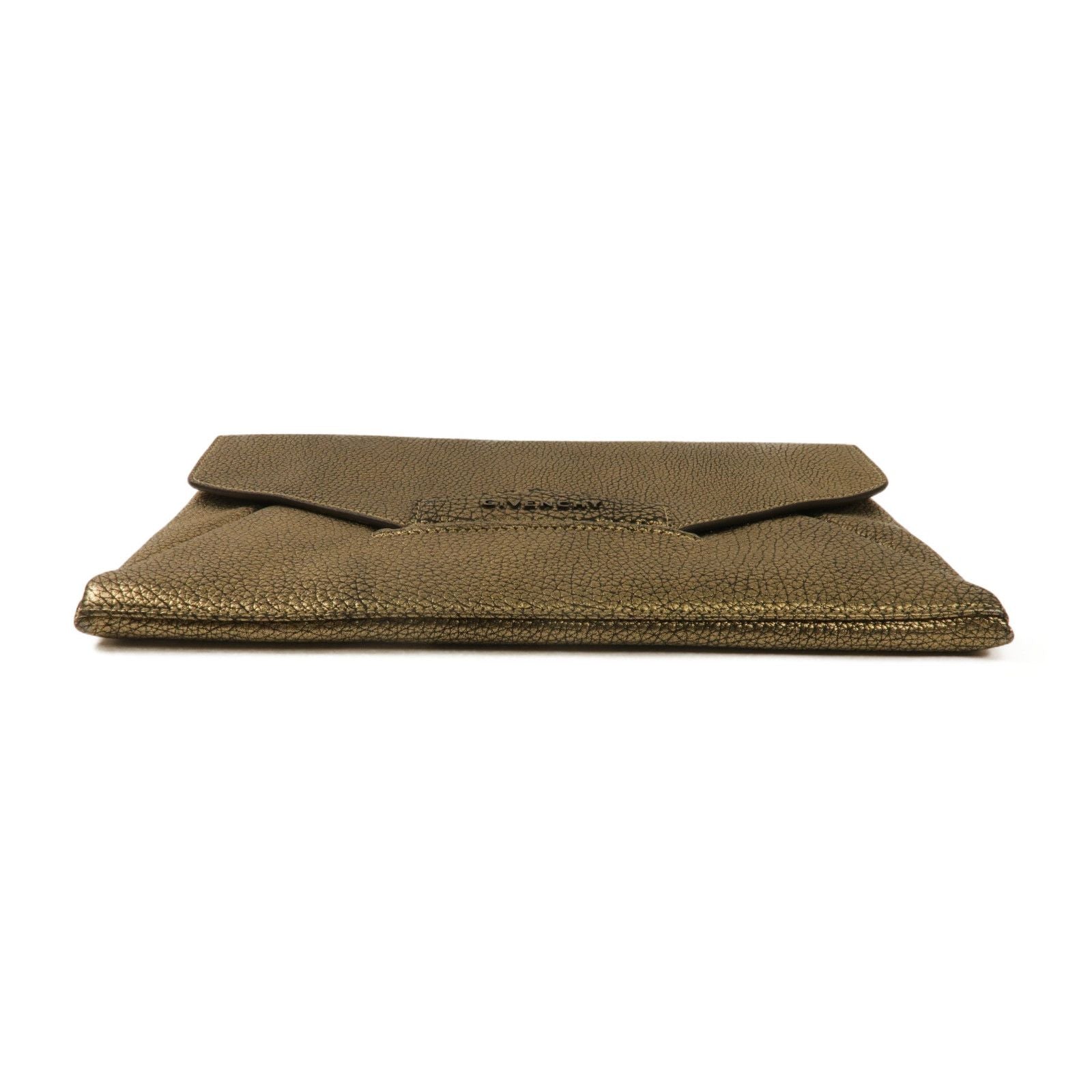 Givenchy Cowhide Leather Clutch Bag Business Bag Clutch Bag Gold Calfskin (cowhide)