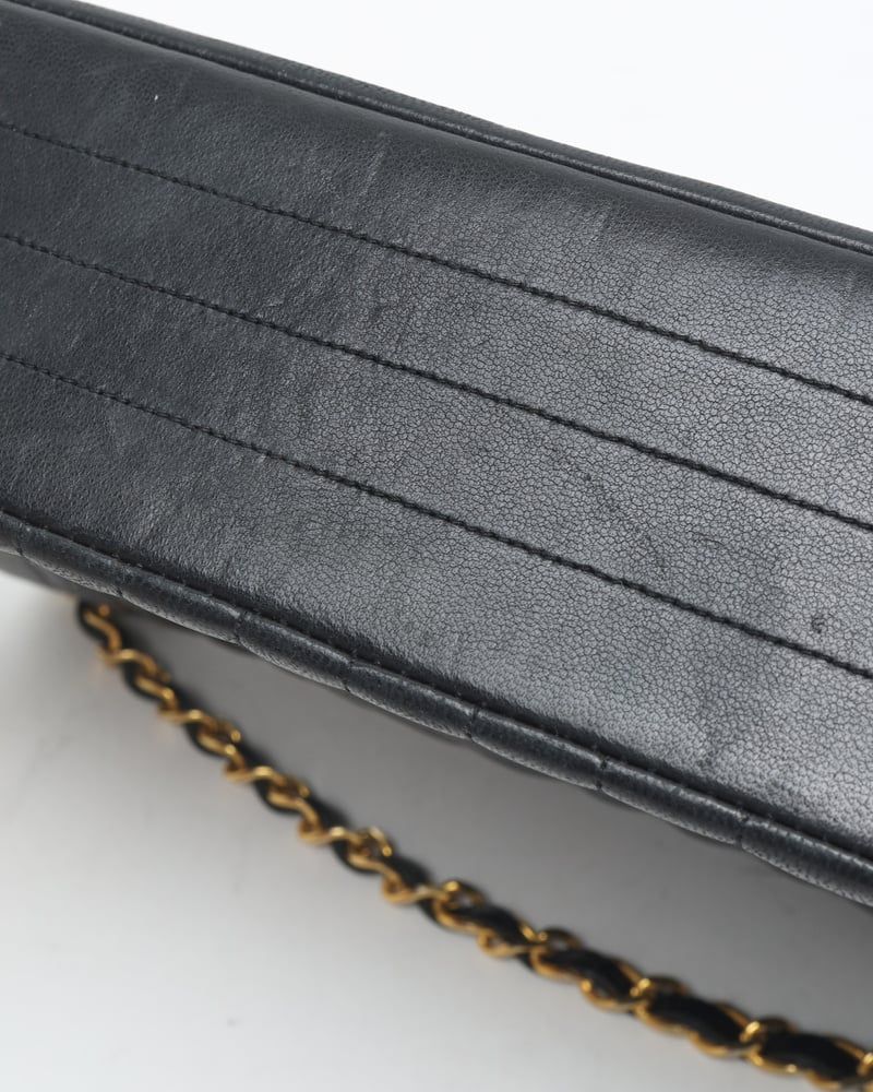 Chanel Circle Cc Horizontal Single Flap Crossbody Bag