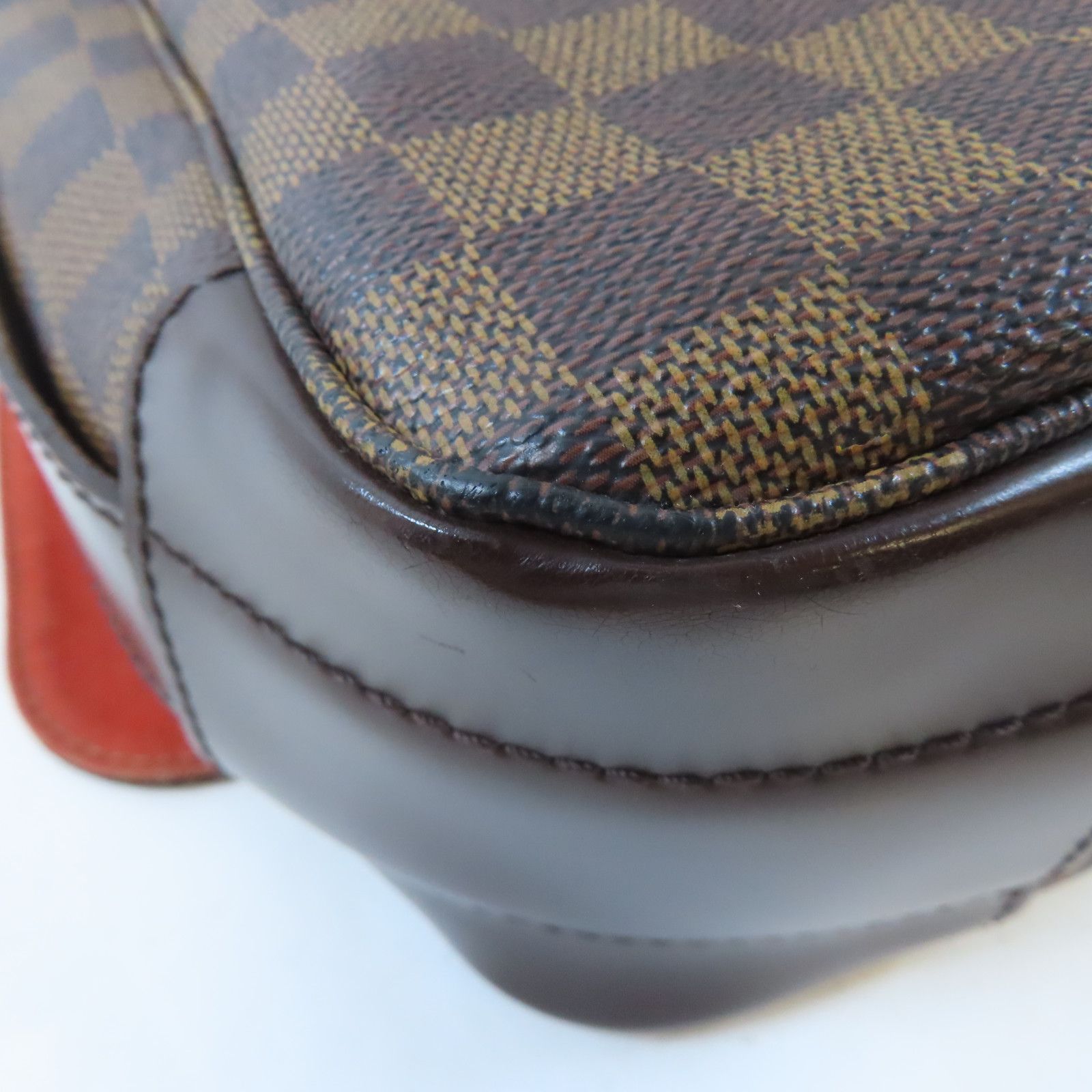 Louis Vuitton Damier Bastille Golden Shoulder Bag Full Color Brown Shoulder Bag N 45258