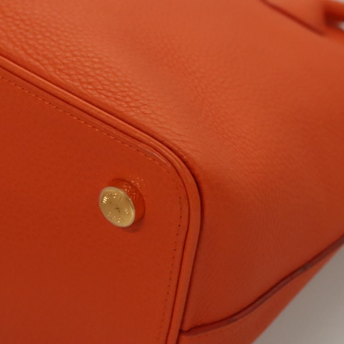 Louis Vuitton Suhari Lockit Pm Hand Bag Taurillon Leather Orange Lv Auth