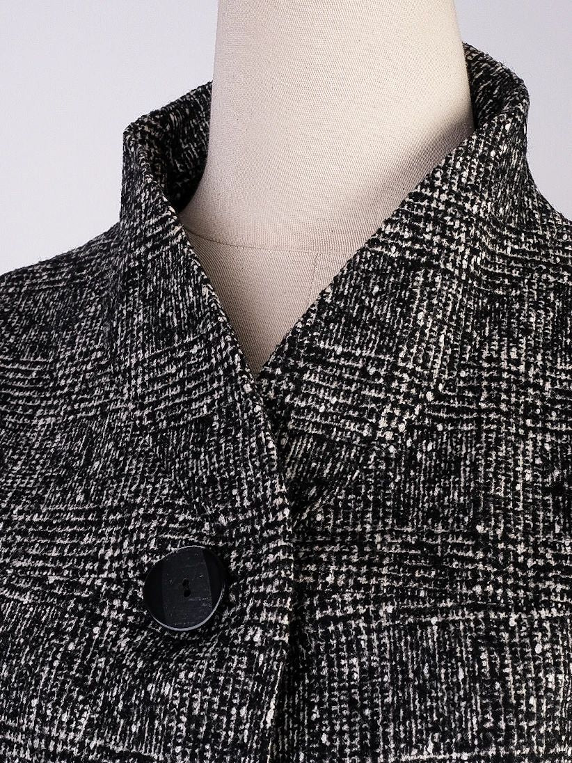 Excellent Moschino Cheap and Chic Gray Wool Coat Size L