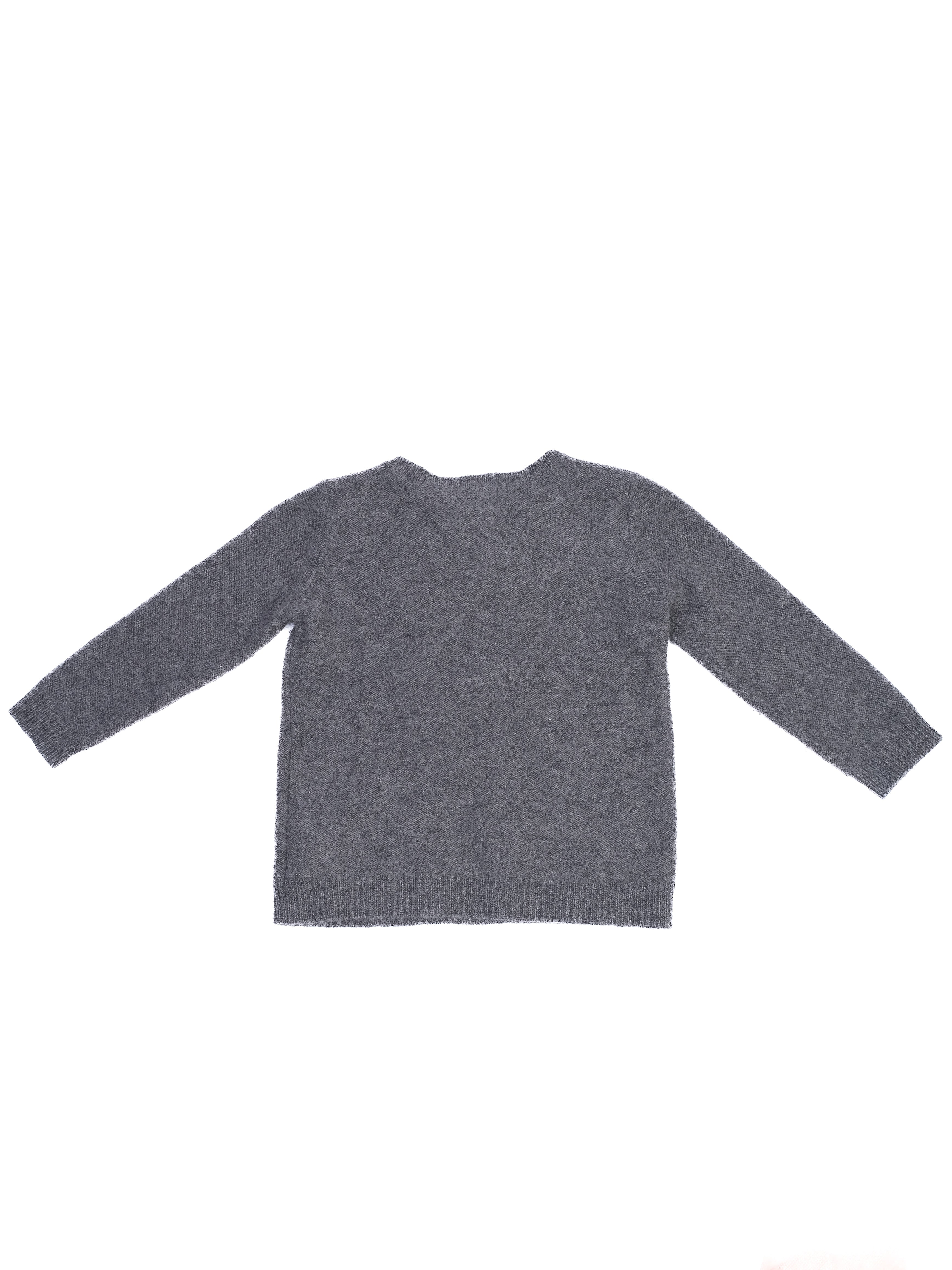 Perfect Bonpoint Gray Cashmere Sweater for Kids Size 4