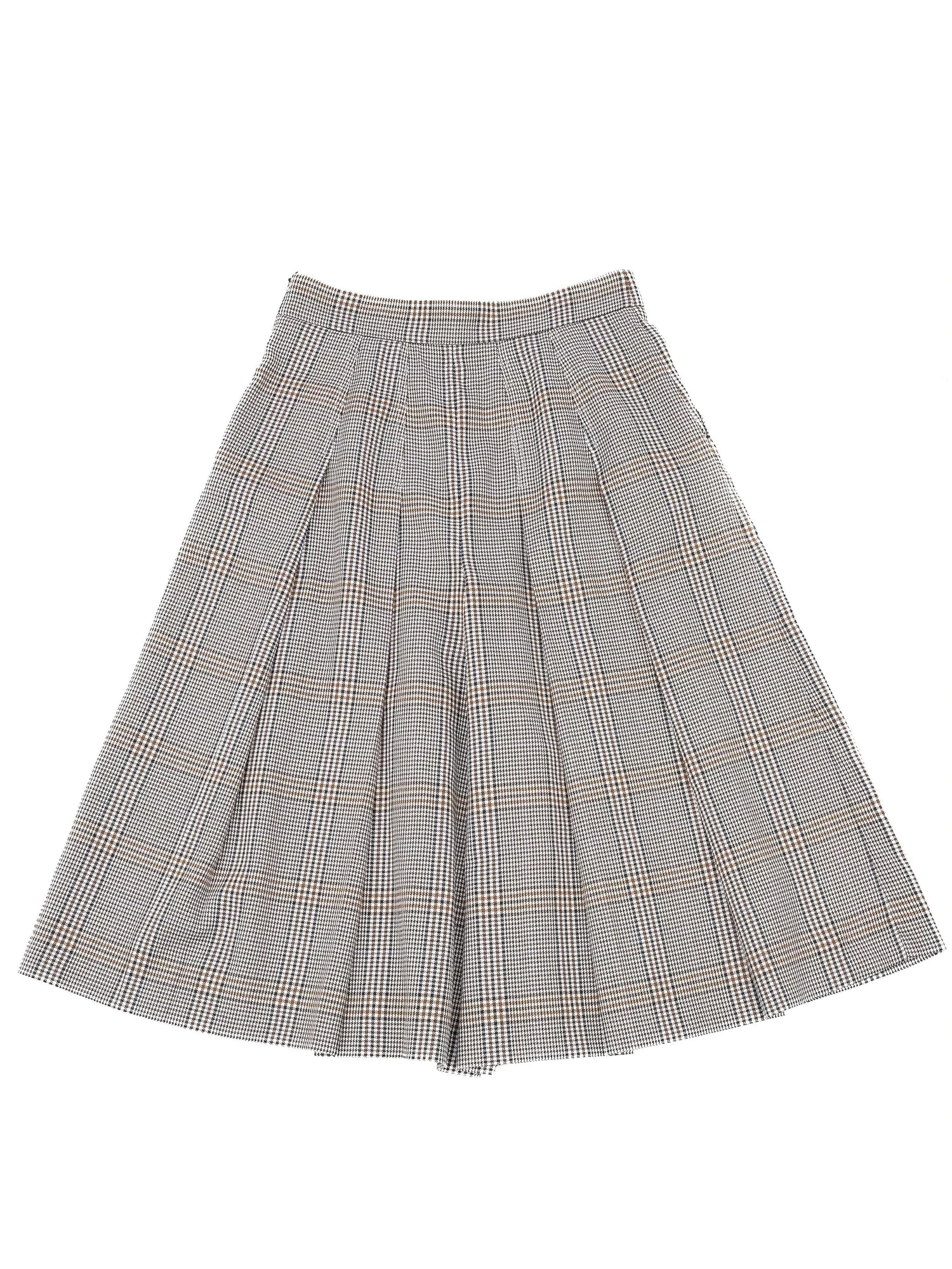 Maje Gray Plaid Culottes Women&