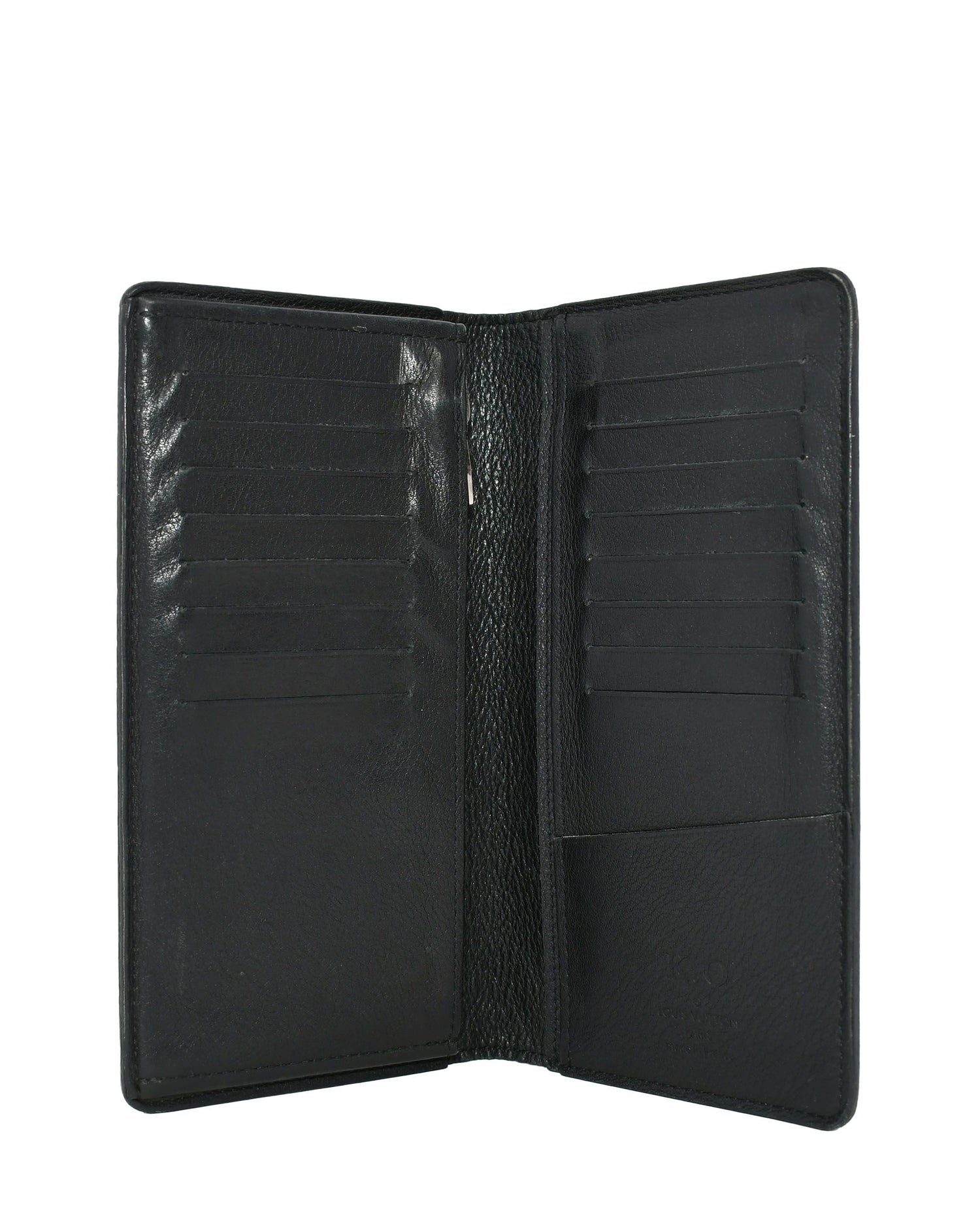 Louis Vuitton Brazza Wallet Black Taurillon