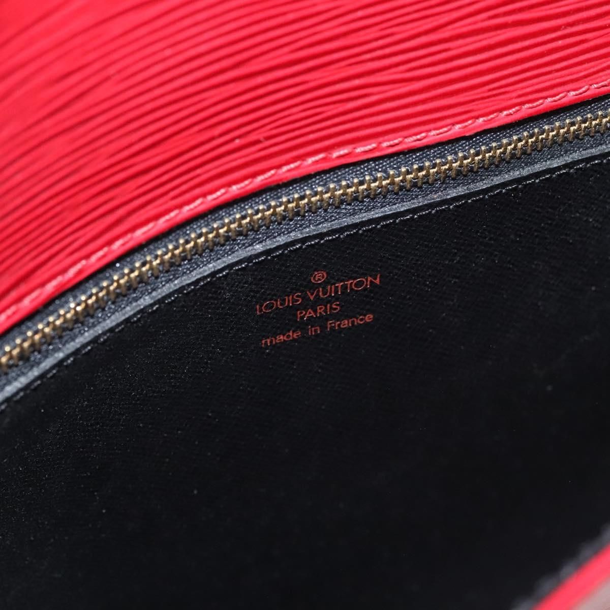 Louis Vuitton Epi Saint Cloud Gm Shoulder Bag Red M 52197 Lv Auth