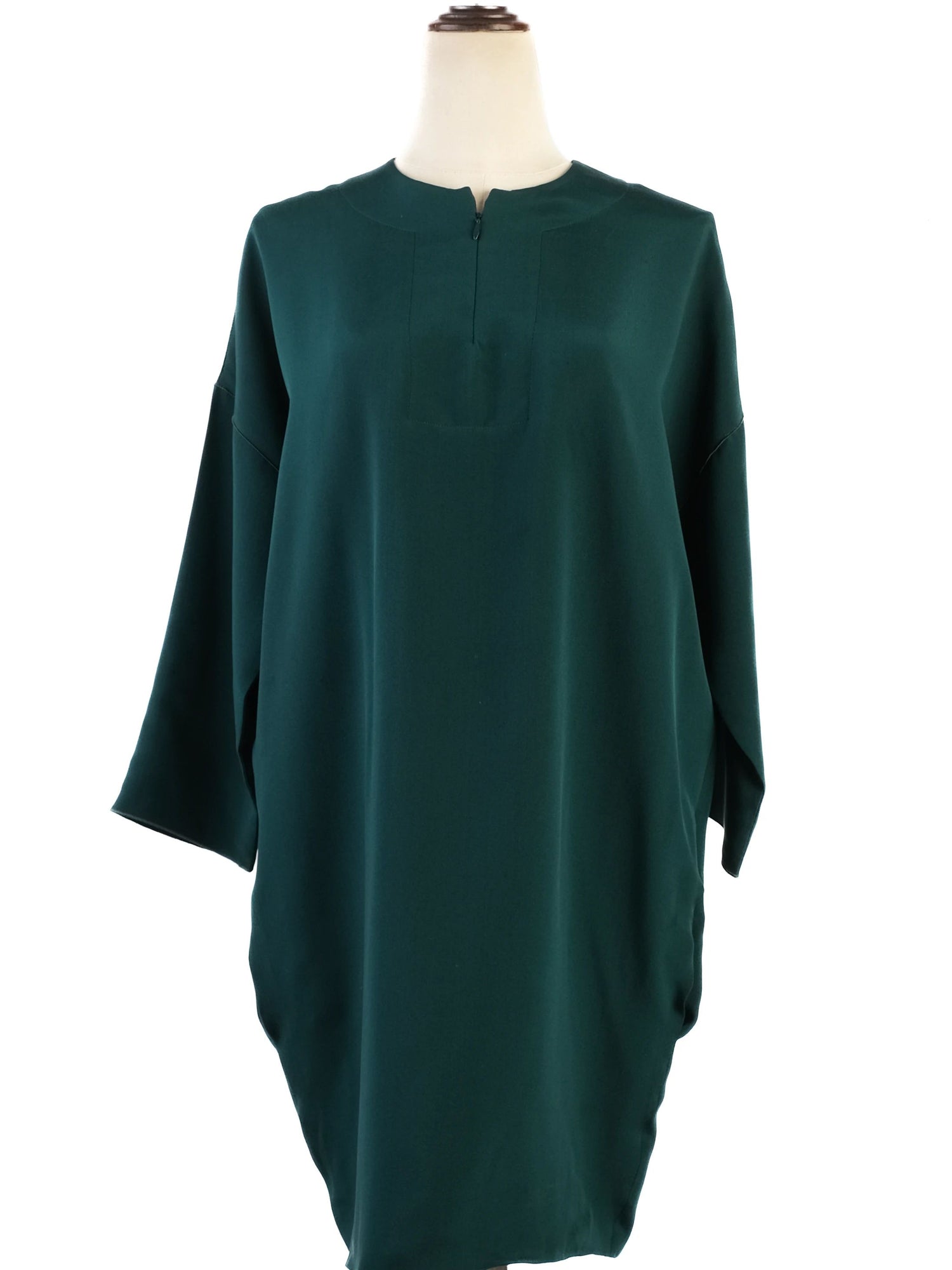 Celine Green Silk Dress Size M Excellent Condition WomenÕs Fashion