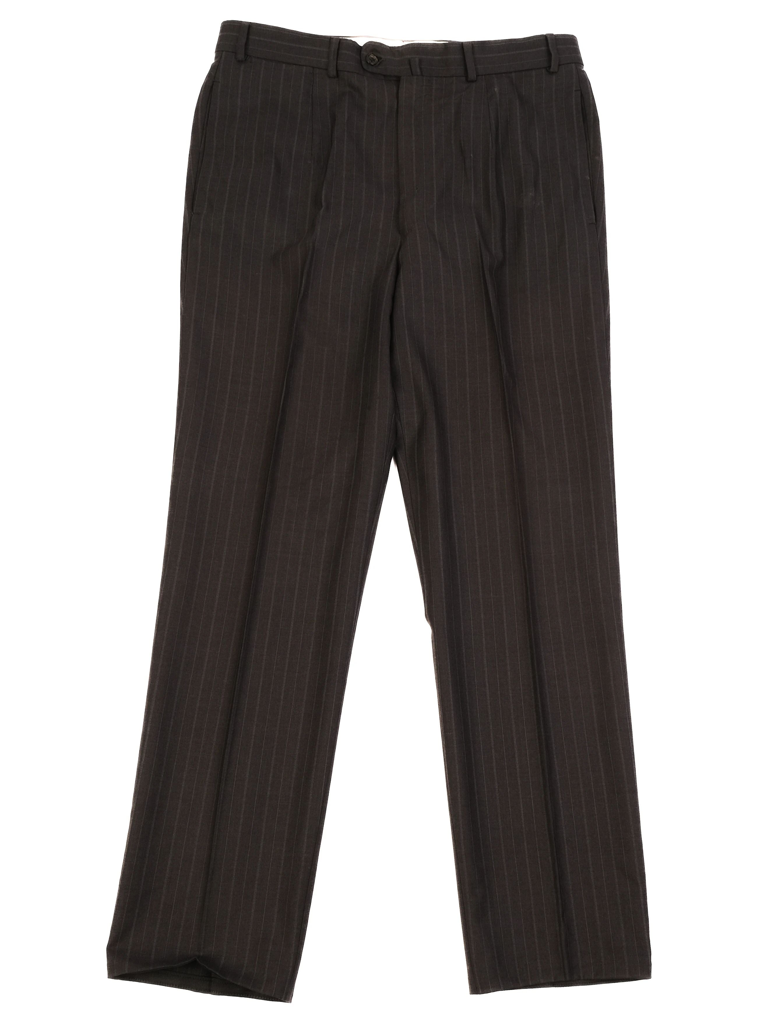 Excellent Ermenegildo Zegna Black Wool Suit Jacket Size L