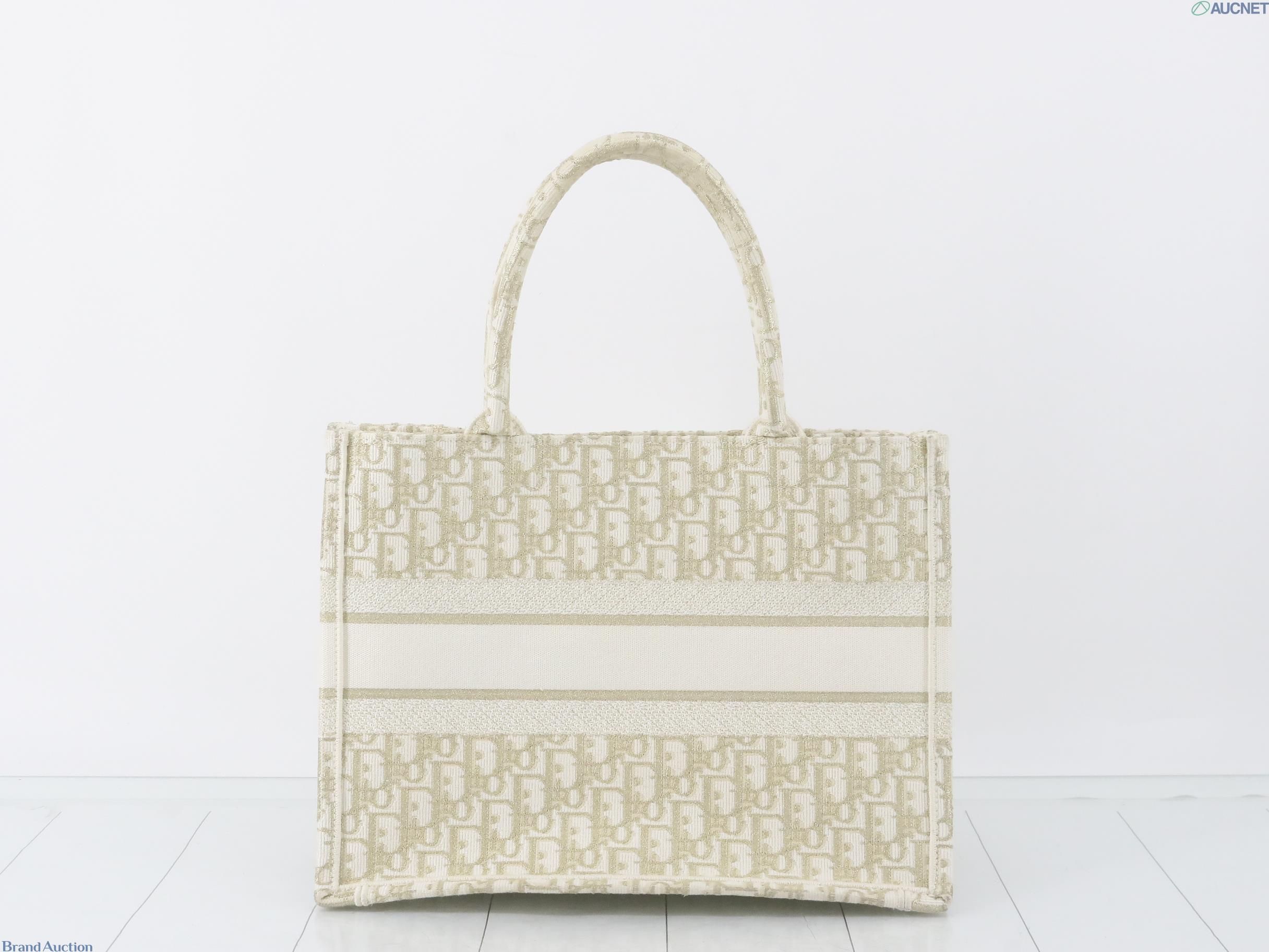 Christian Dior Medium Book Tote Bag, Canvas