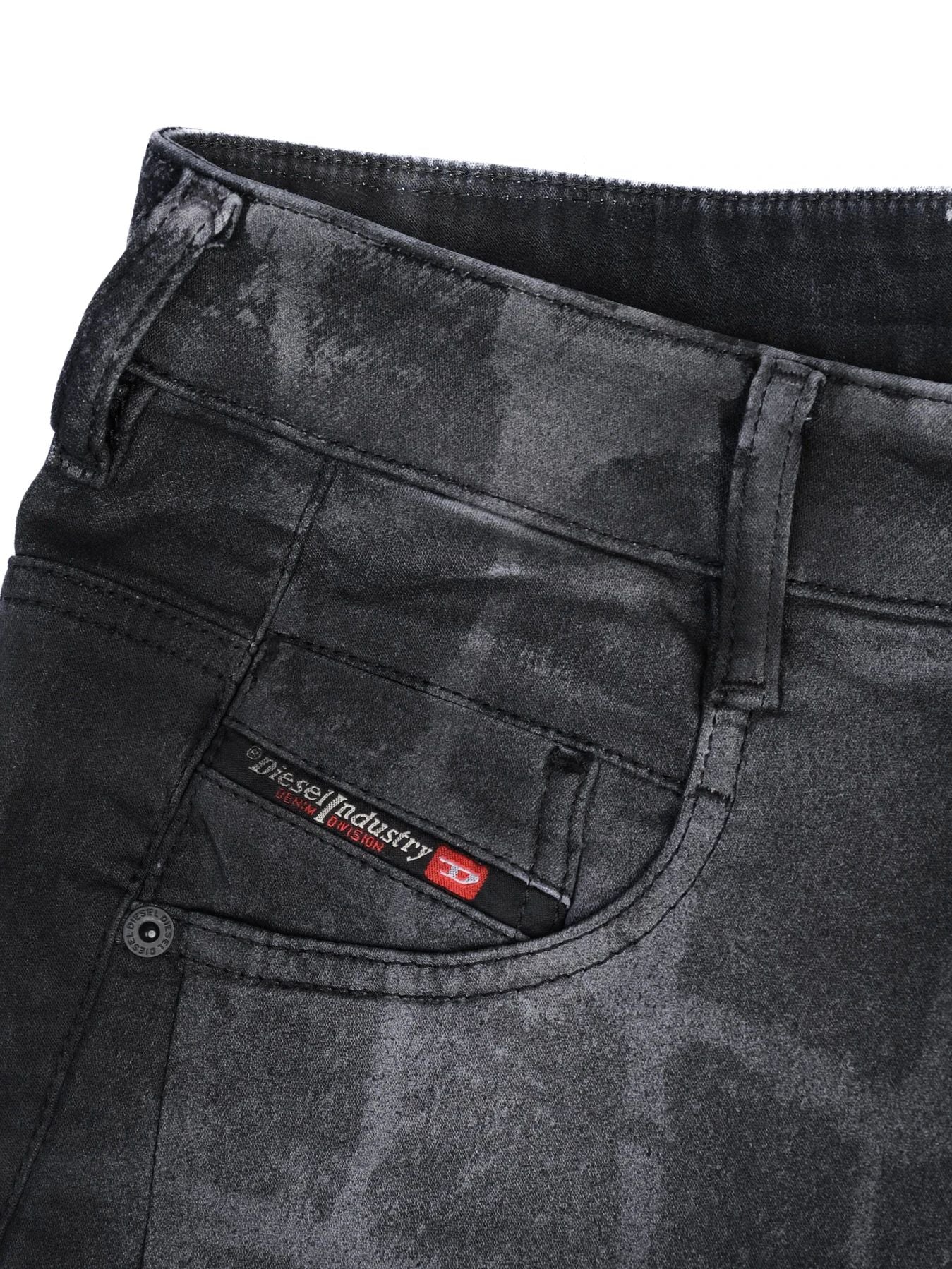 Excellent Diesel Gray Jeans Women Patterned Polyester Size N/A