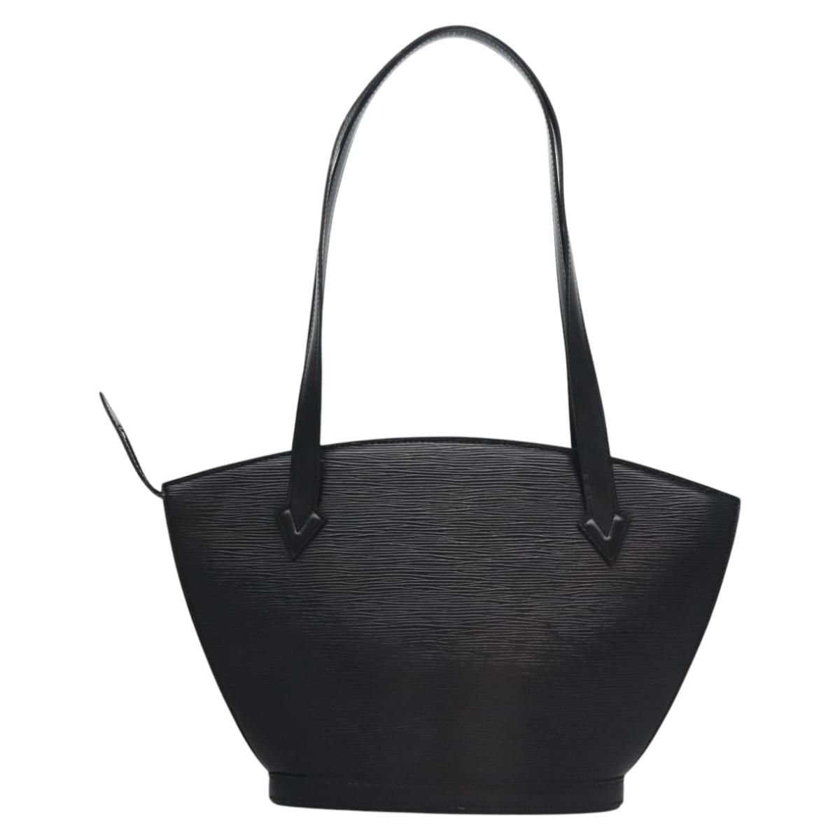 Louis Vuitton Epi Saint Jacques Powanie Long Bag Black M 52332 Lv Auth