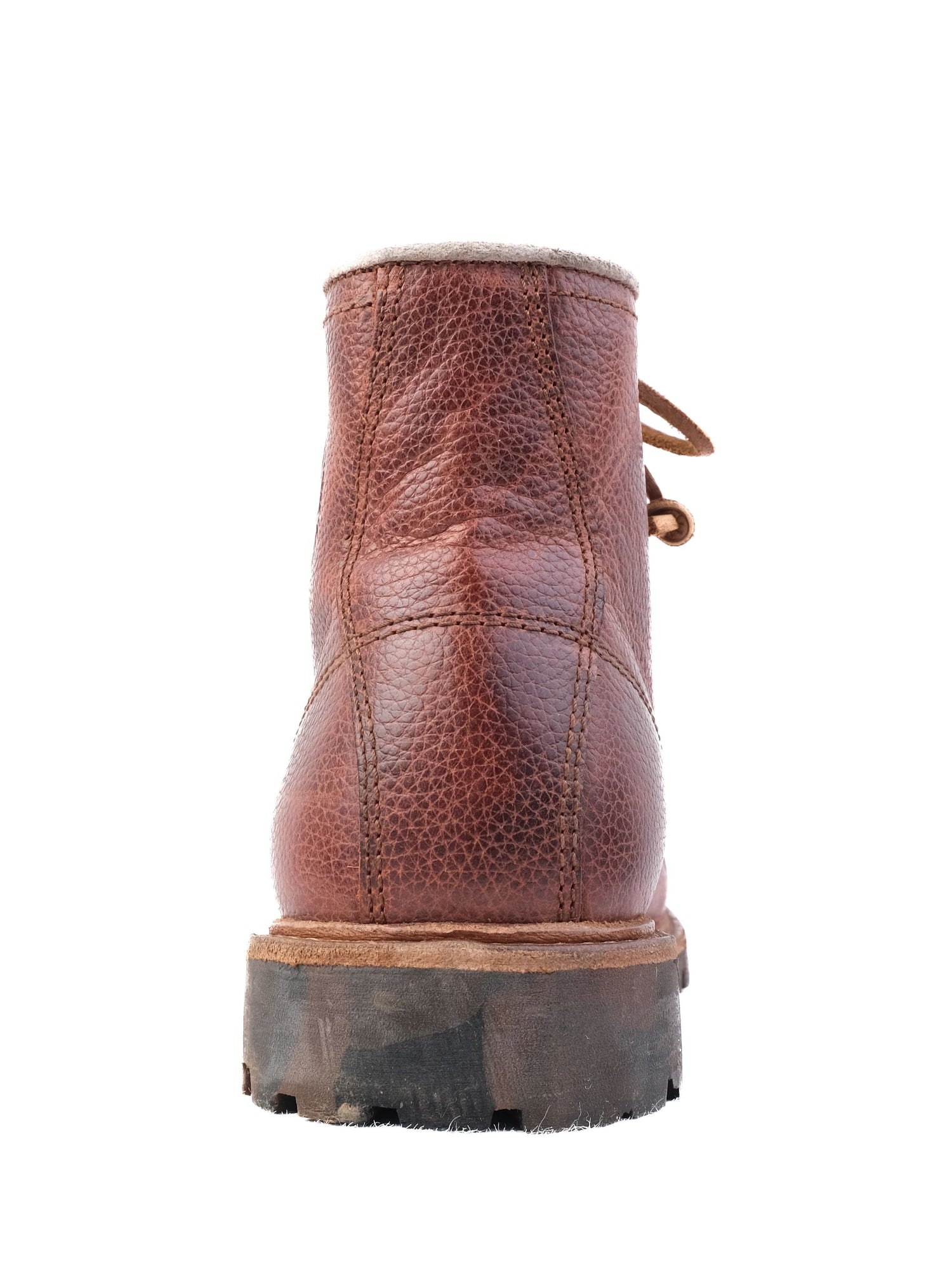 Average Diesel Orange Leather Boots Size 42 for Men