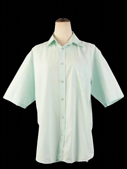 Excellent Balenciaga Blue Cotton Shirt Size M Oversized Fit