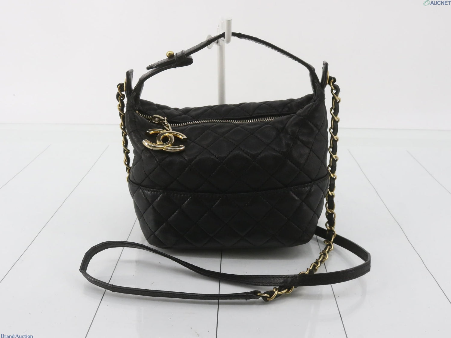 Chanel Lambskin Quilted Hobo
