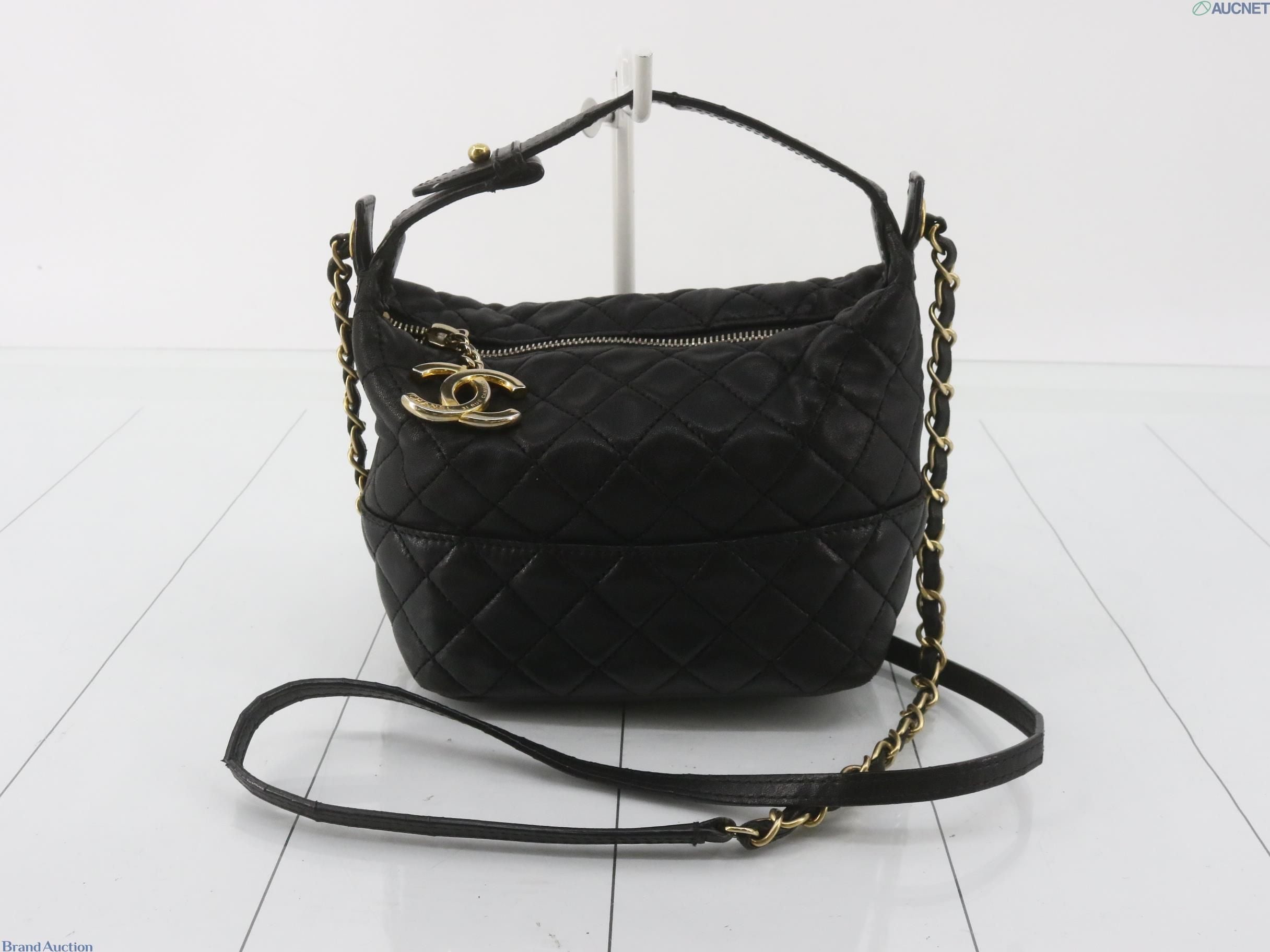Chanel Lambskin Quilted Hobo