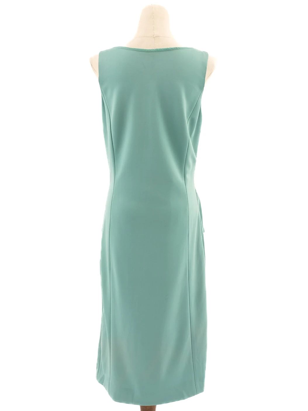 Excellent Moschino Blue Viscose Sleeveless Dress Size L