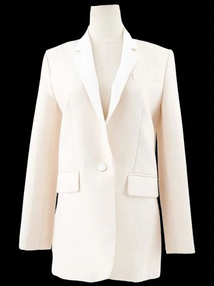 Good Sandro Blazer Yellow Lyocell Size XS Women
